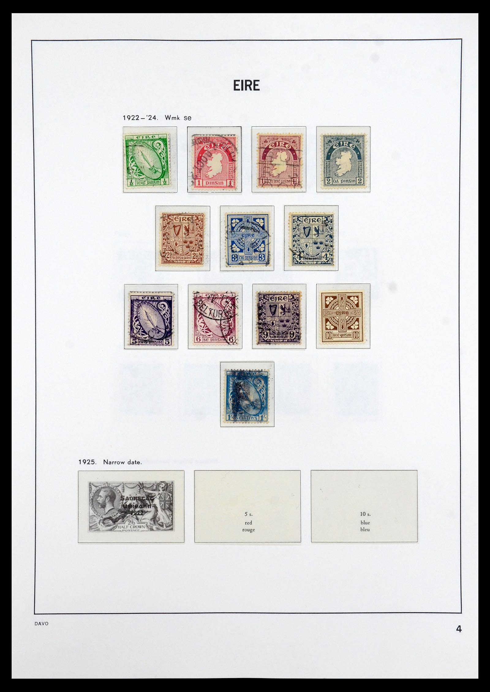 36493 004 - Postzegelverzameling 36493 Ierland 1922-2007.