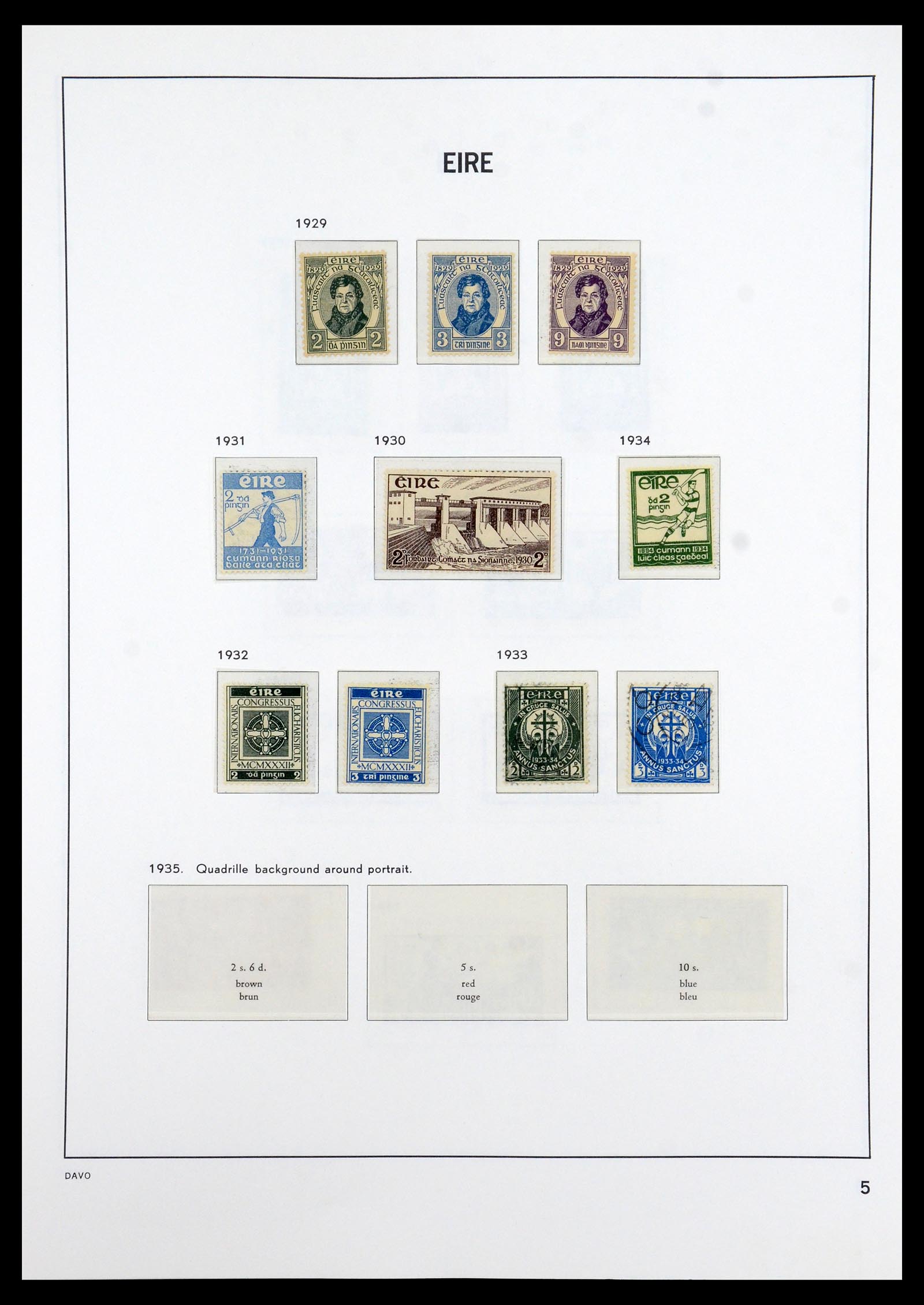 36493 005 - Postzegelverzameling 36493 Ierland 1922-2007.