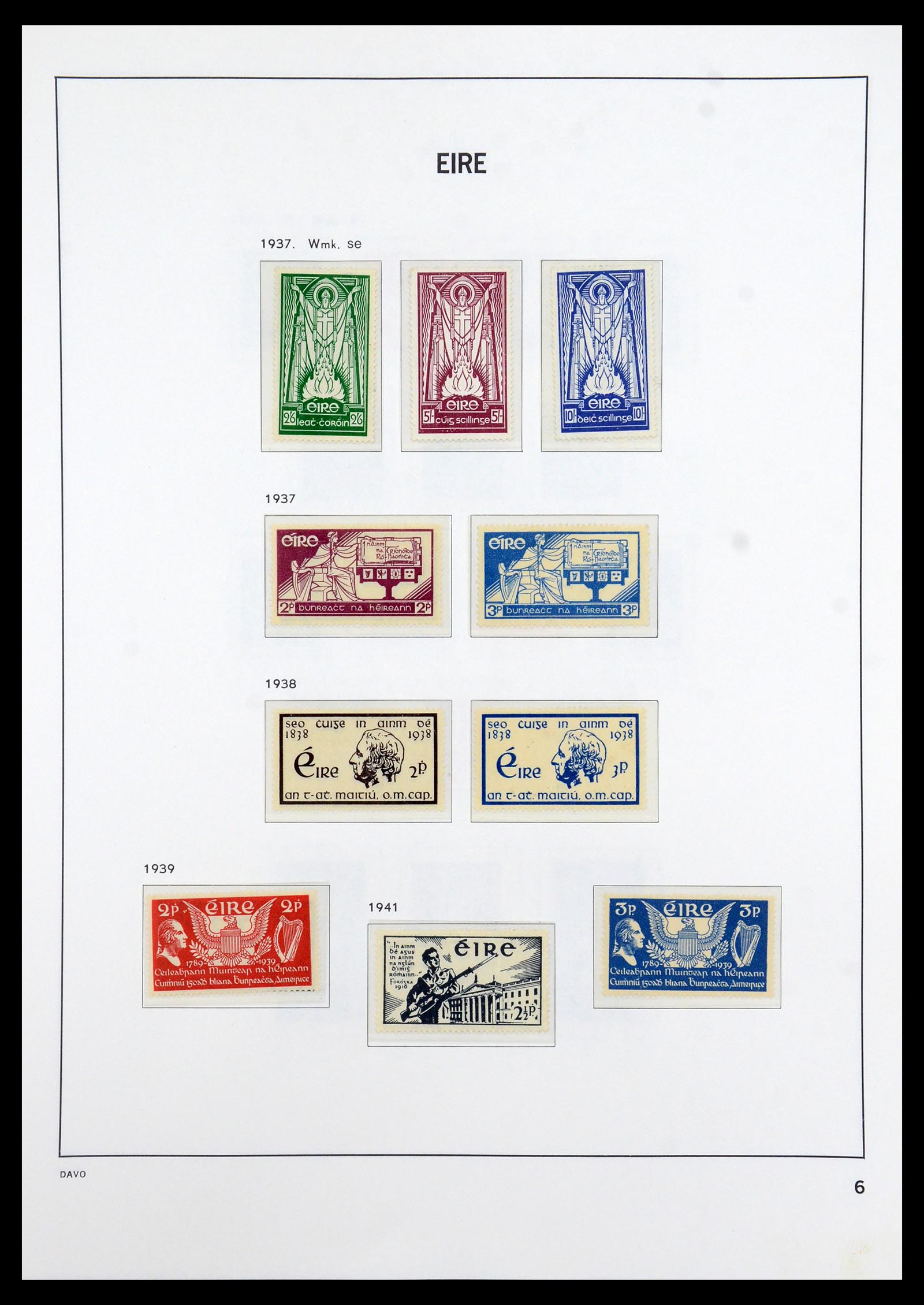 36493 006 - Postzegelverzameling 36493 Ierland 1922-2007.