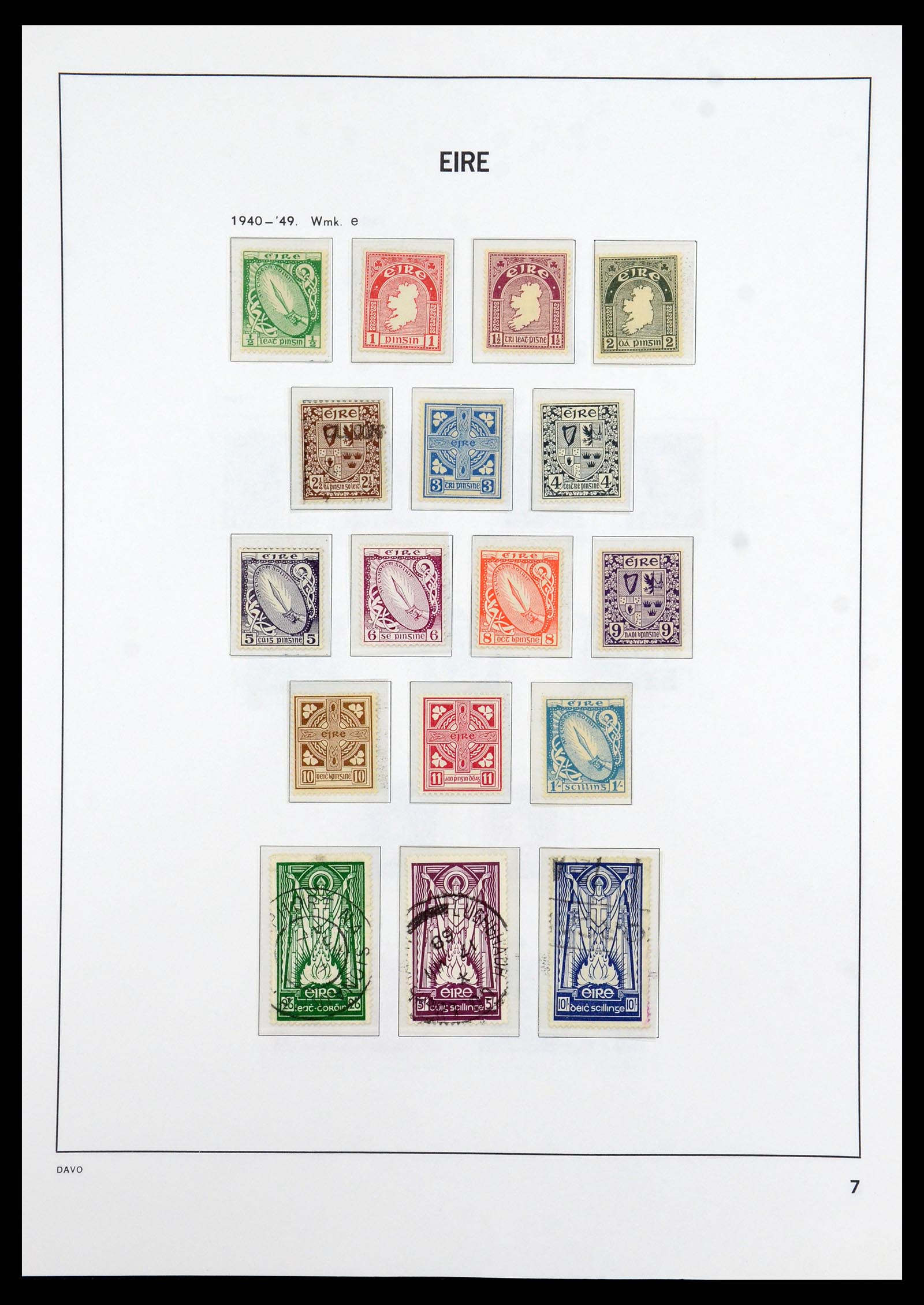 36493 007 - Postzegelverzameling 36493 Ierland 1922-2007.