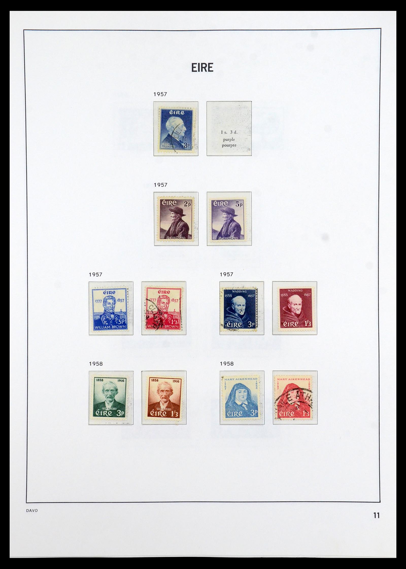 36493 011 - Postzegelverzameling 36493 Ierland 1922-2007.