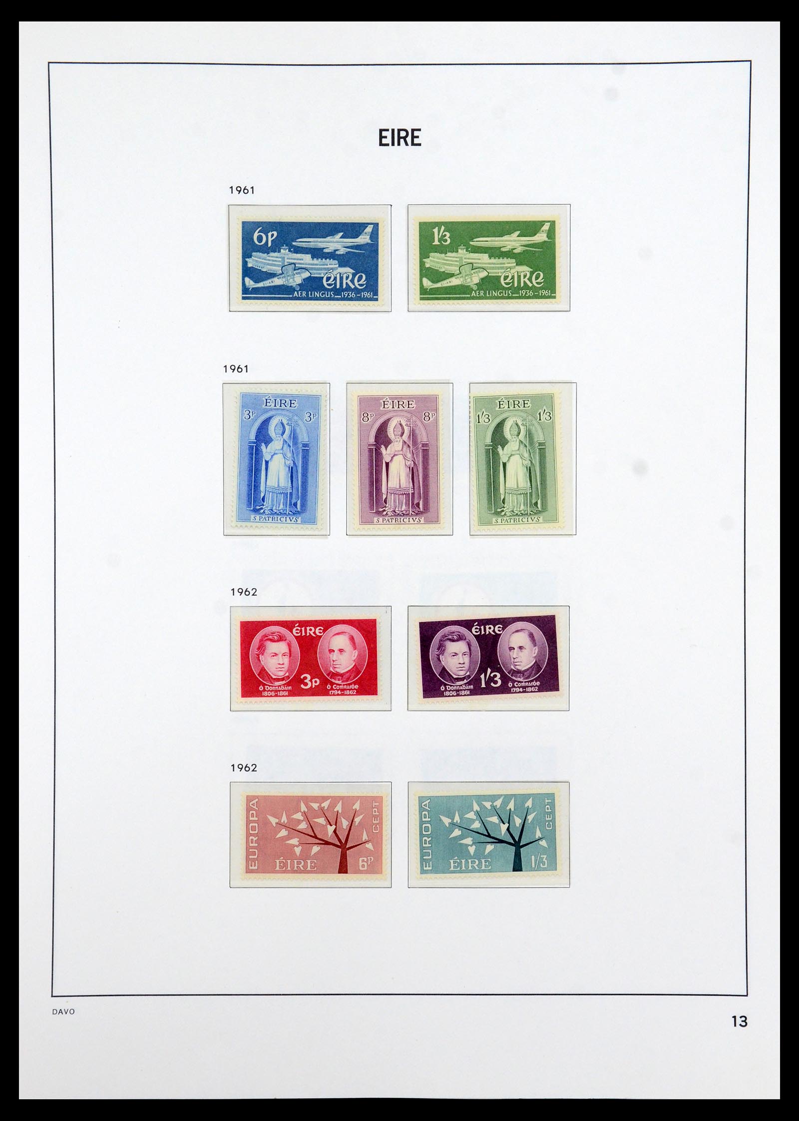 36493 013 - Postzegelverzameling 36493 Ierland 1922-2007.