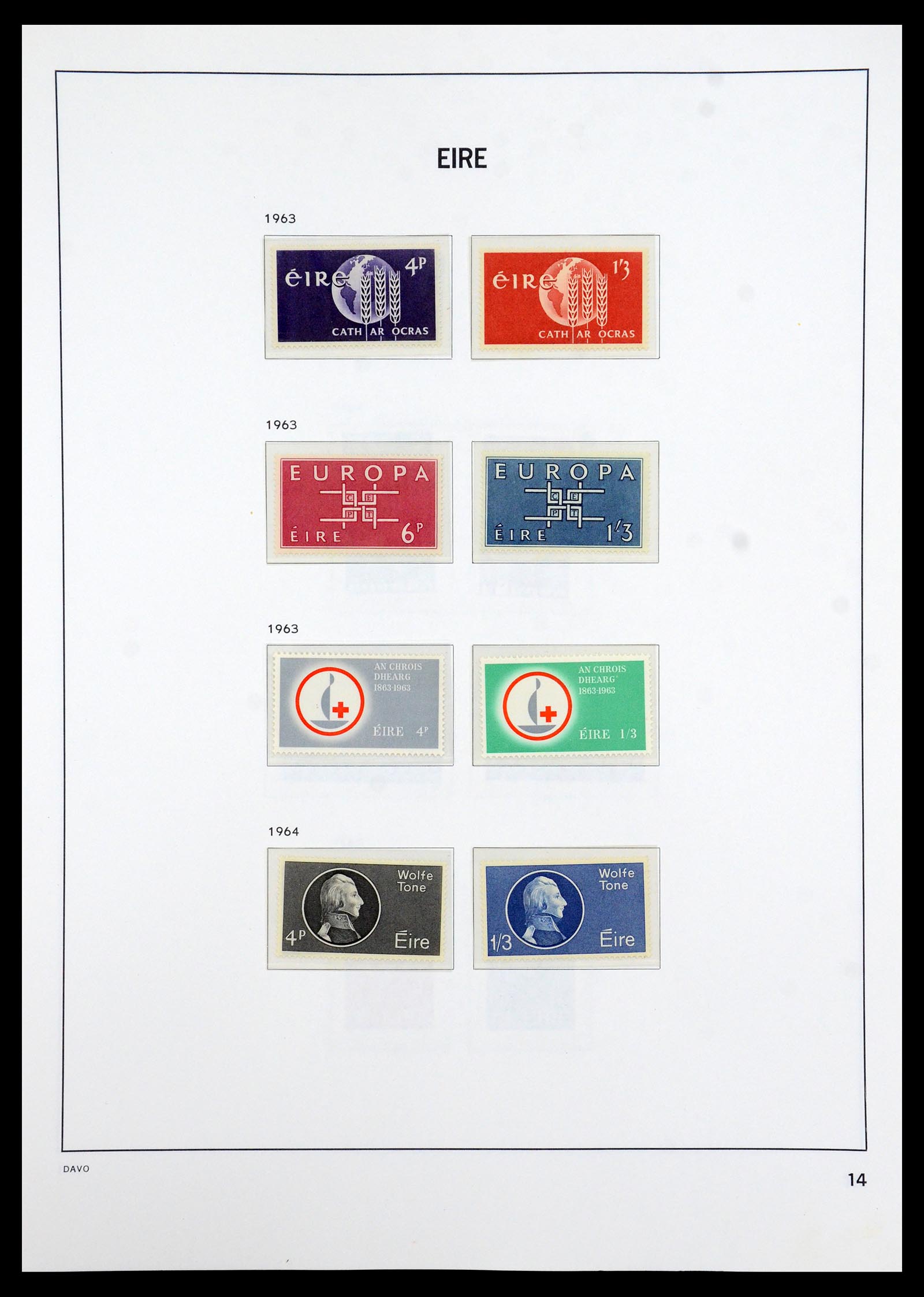 36493 014 - Postzegelverzameling 36493 Ierland 1922-2007.