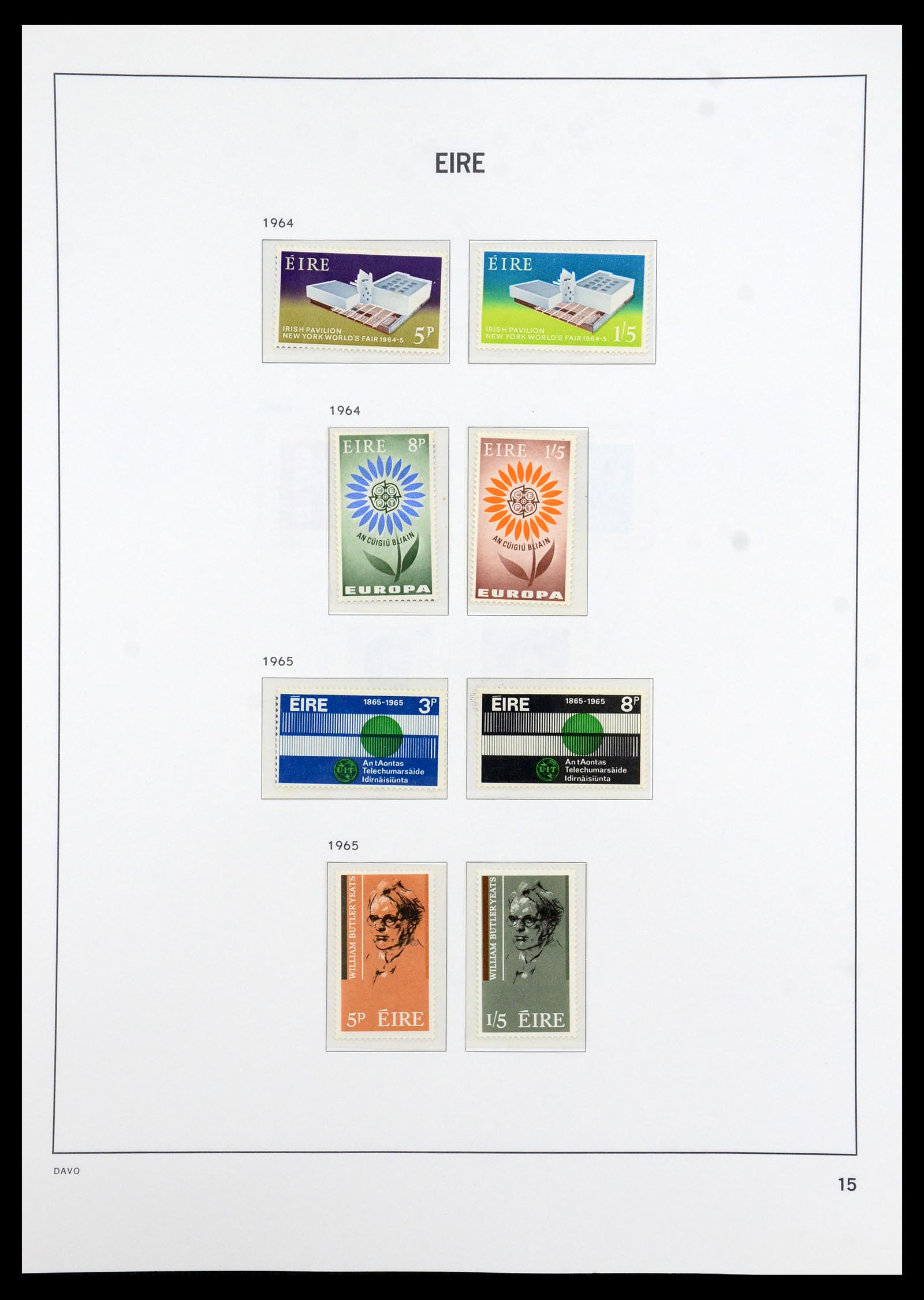 36493 015 - Postzegelverzameling 36493 Ierland 1922-2007.