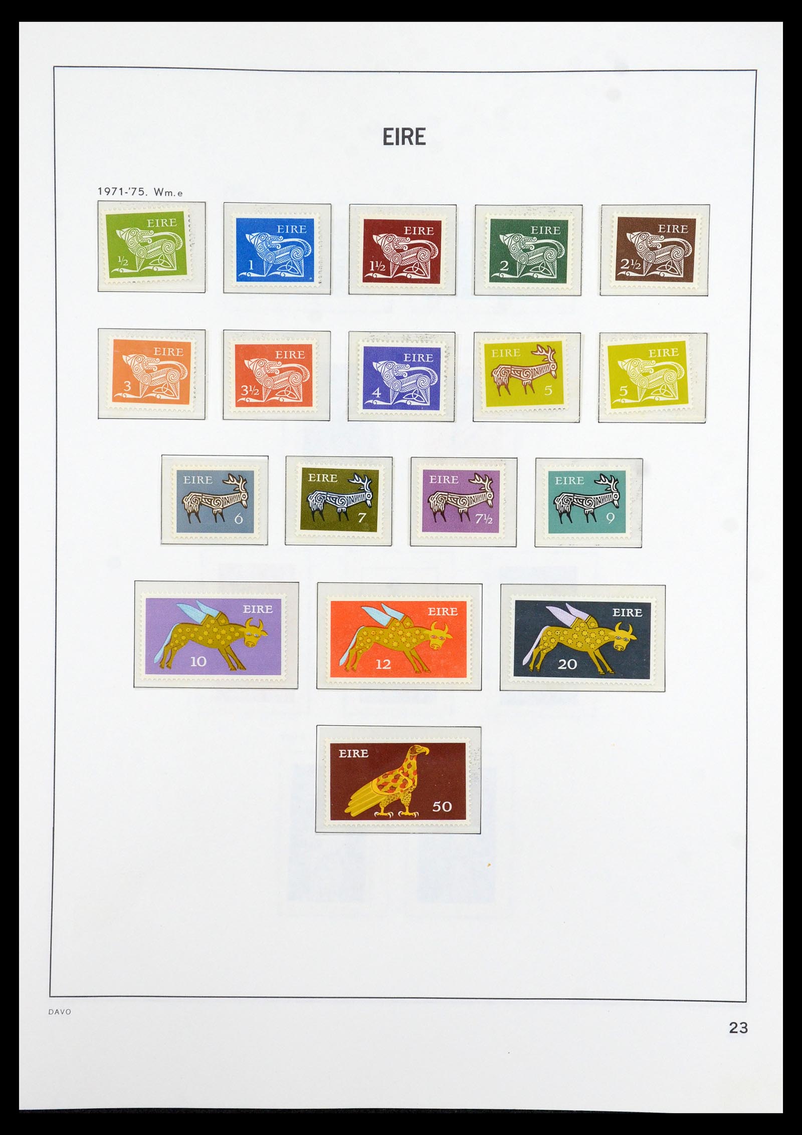 36493 023 - Postzegelverzameling 36493 Ierland 1922-2007.