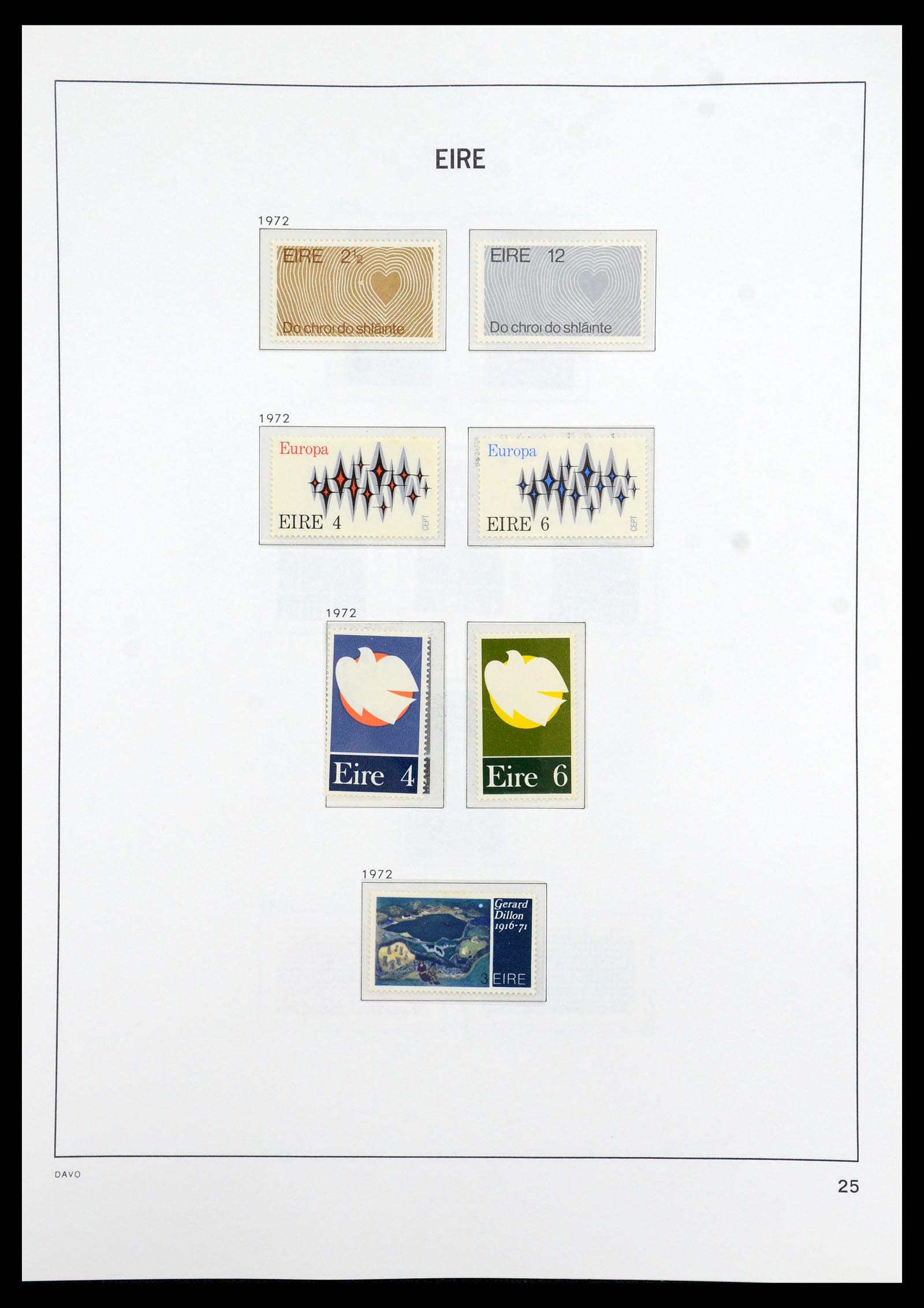36493 025 - Postzegelverzameling 36493 Ierland 1922-2007.