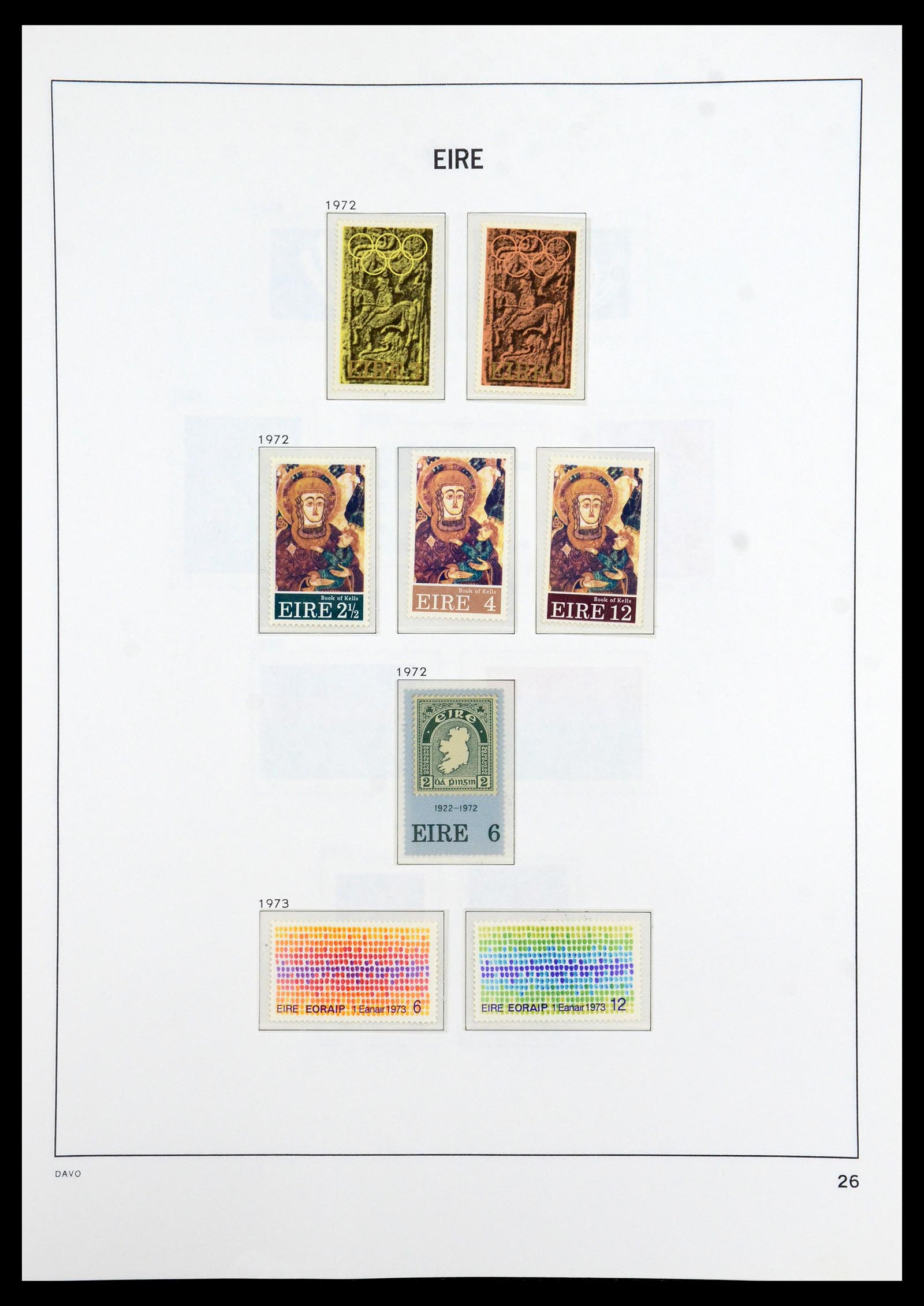 36493 026 - Postzegelverzameling 36493 Ierland 1922-2007.