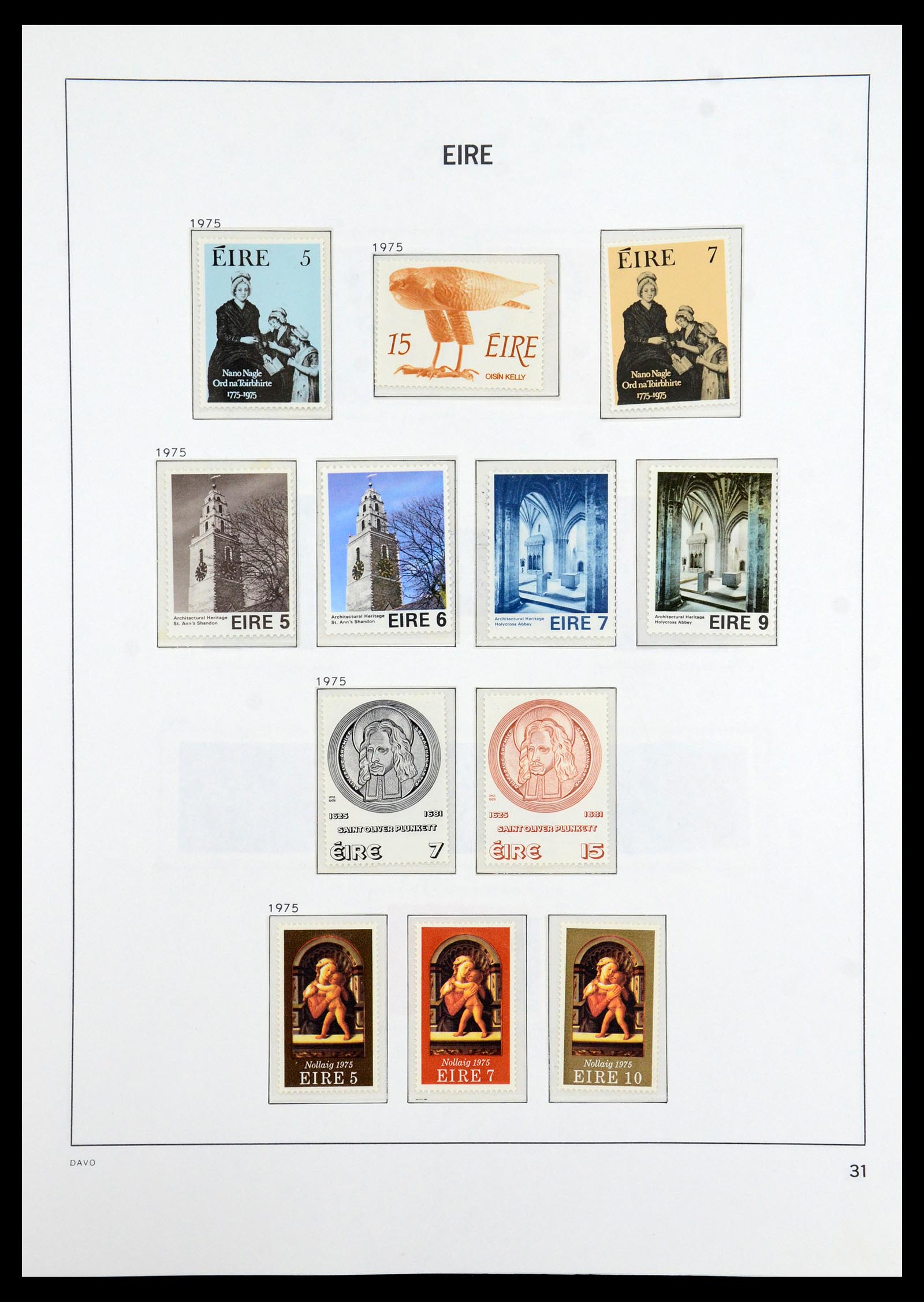 36493 031 - Postzegelverzameling 36493 Ierland 1922-2007.