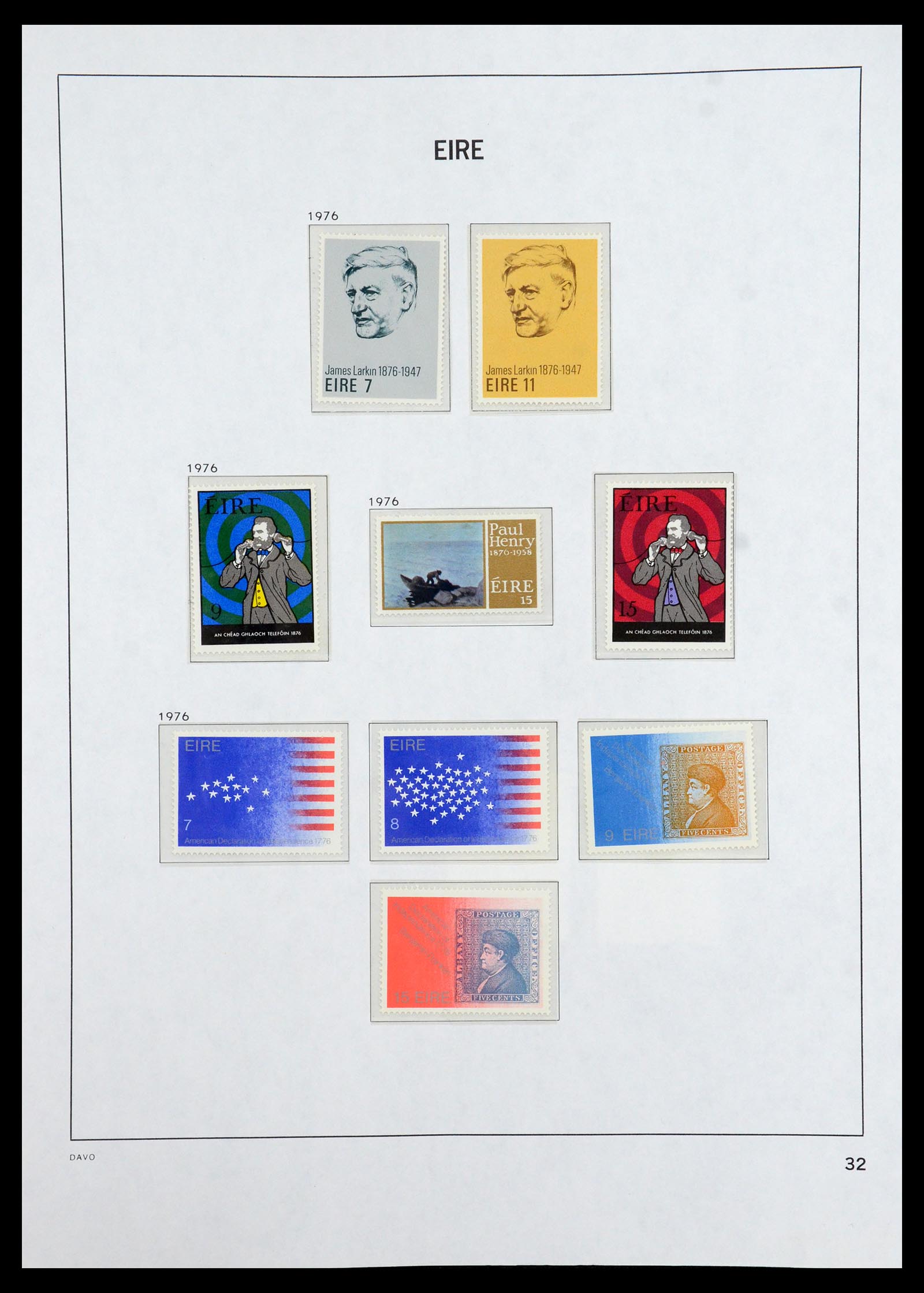 36493 032 - Postzegelverzameling 36493 Ierland 1922-2007.