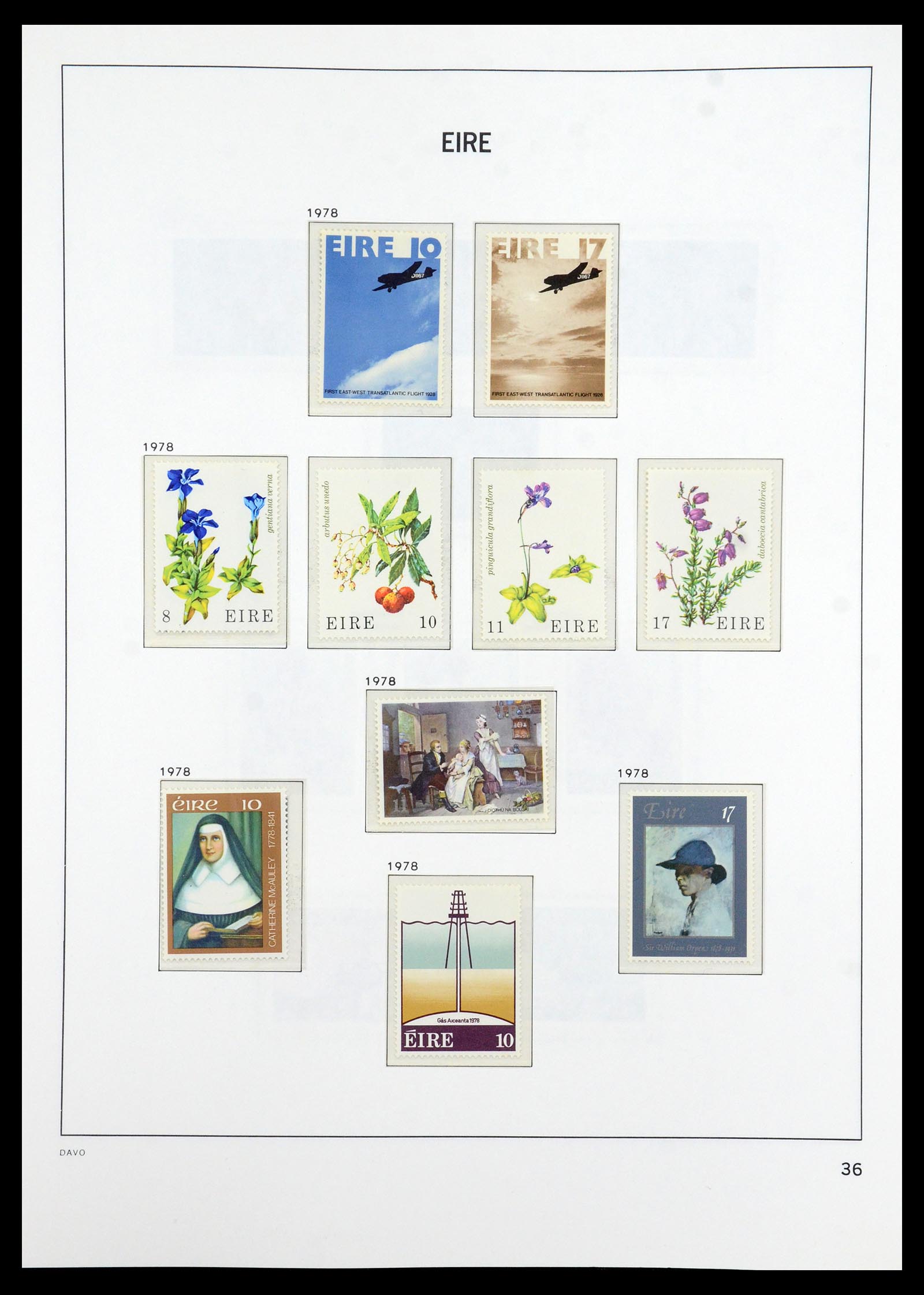 36493 036 - Postzegelverzameling 36493 Ierland 1922-2007.