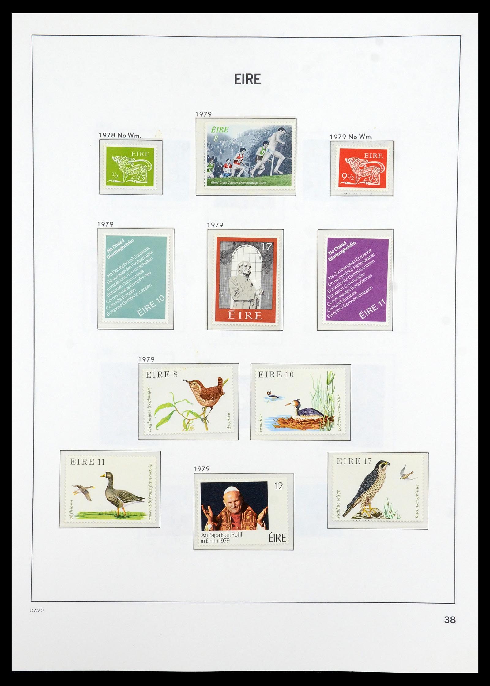 36493 038 - Postzegelverzameling 36493 Ierland 1922-2007.