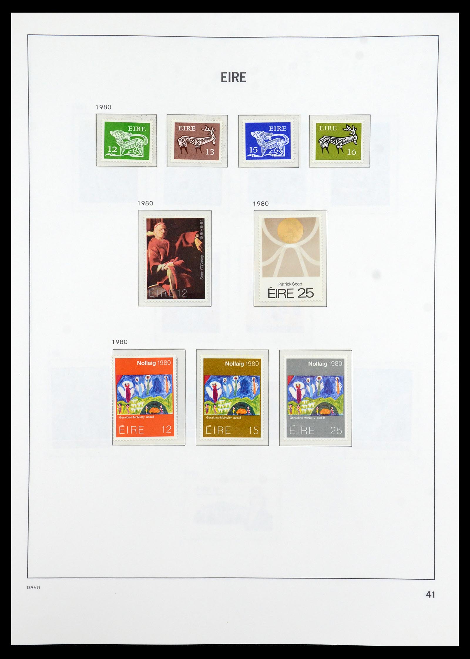 36493 041 - Postzegelverzameling 36493 Ierland 1922-2007.