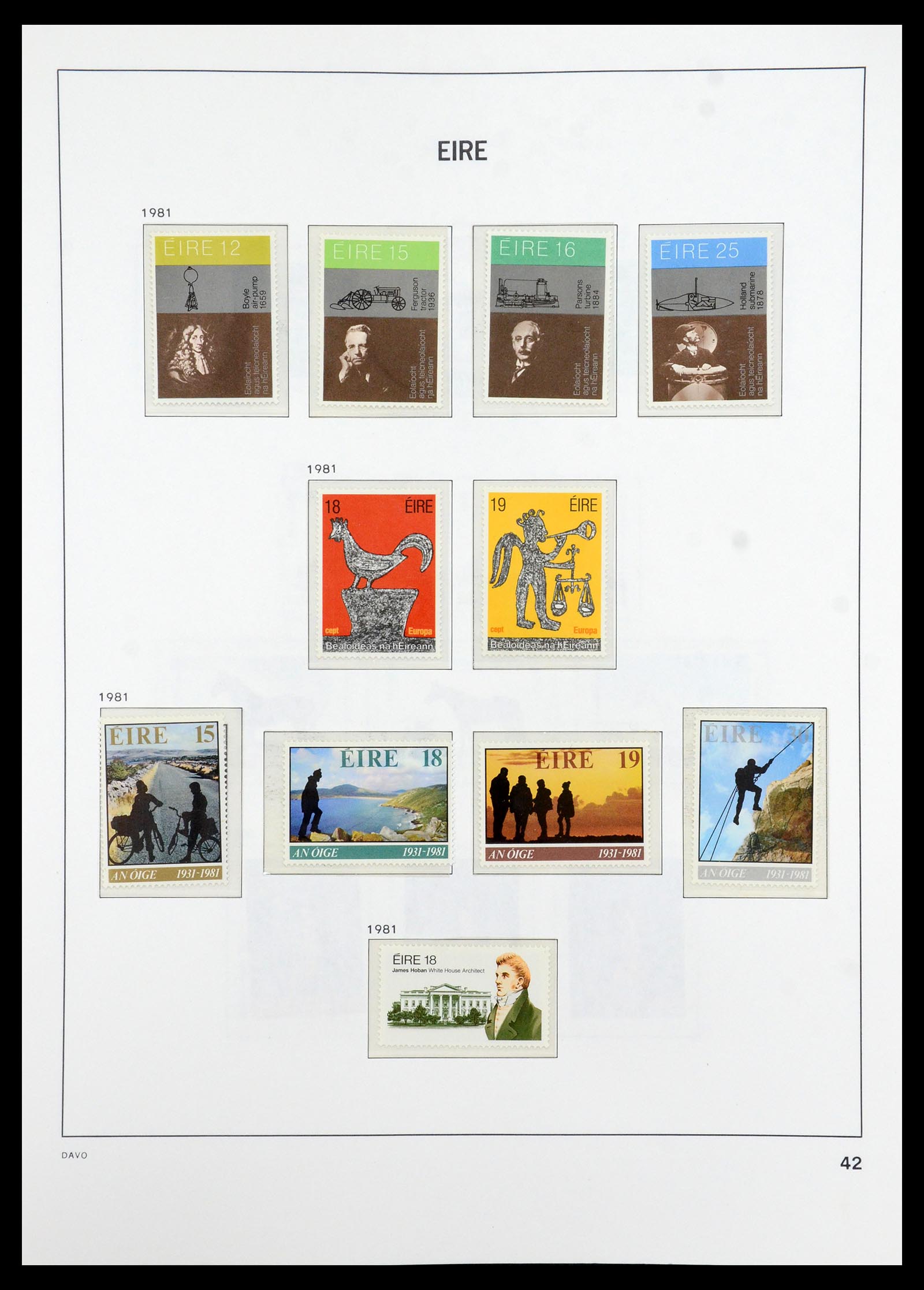 36493 042 - Postzegelverzameling 36493 Ierland 1922-2007.