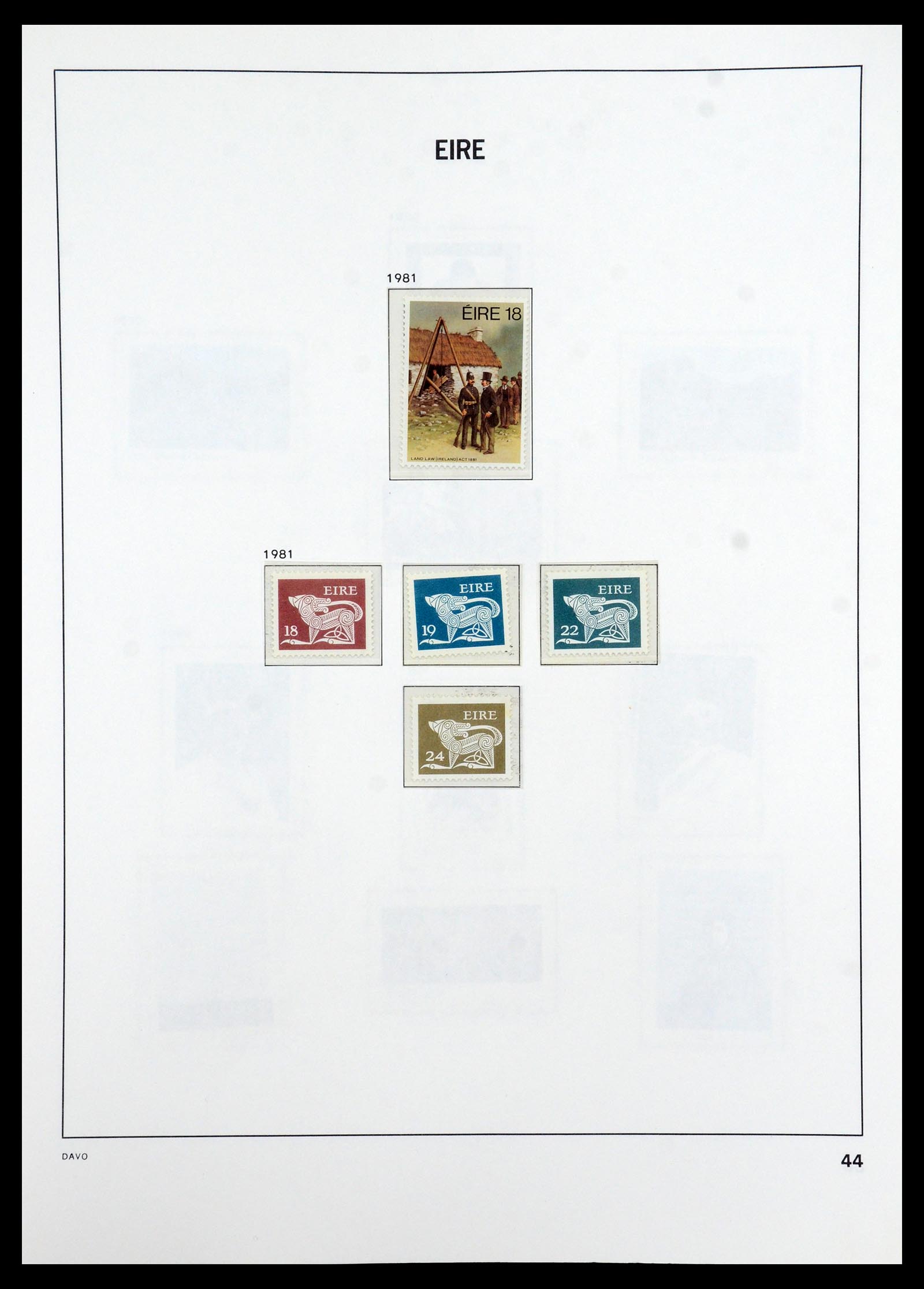 36493 044 - Postzegelverzameling 36493 Ierland 1922-2007.