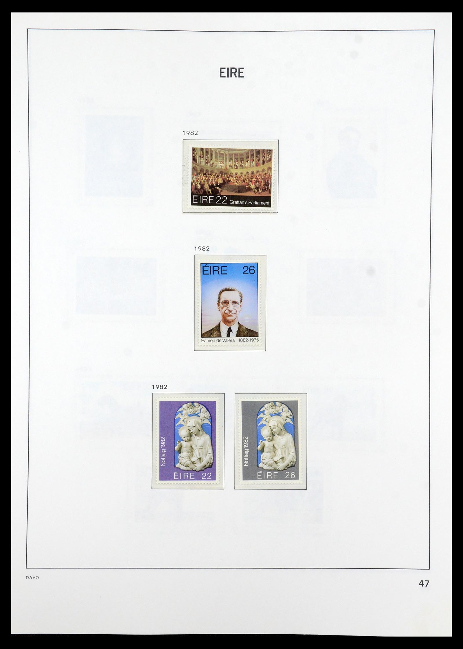 36493 047 - Postzegelverzameling 36493 Ierland 1922-2007.