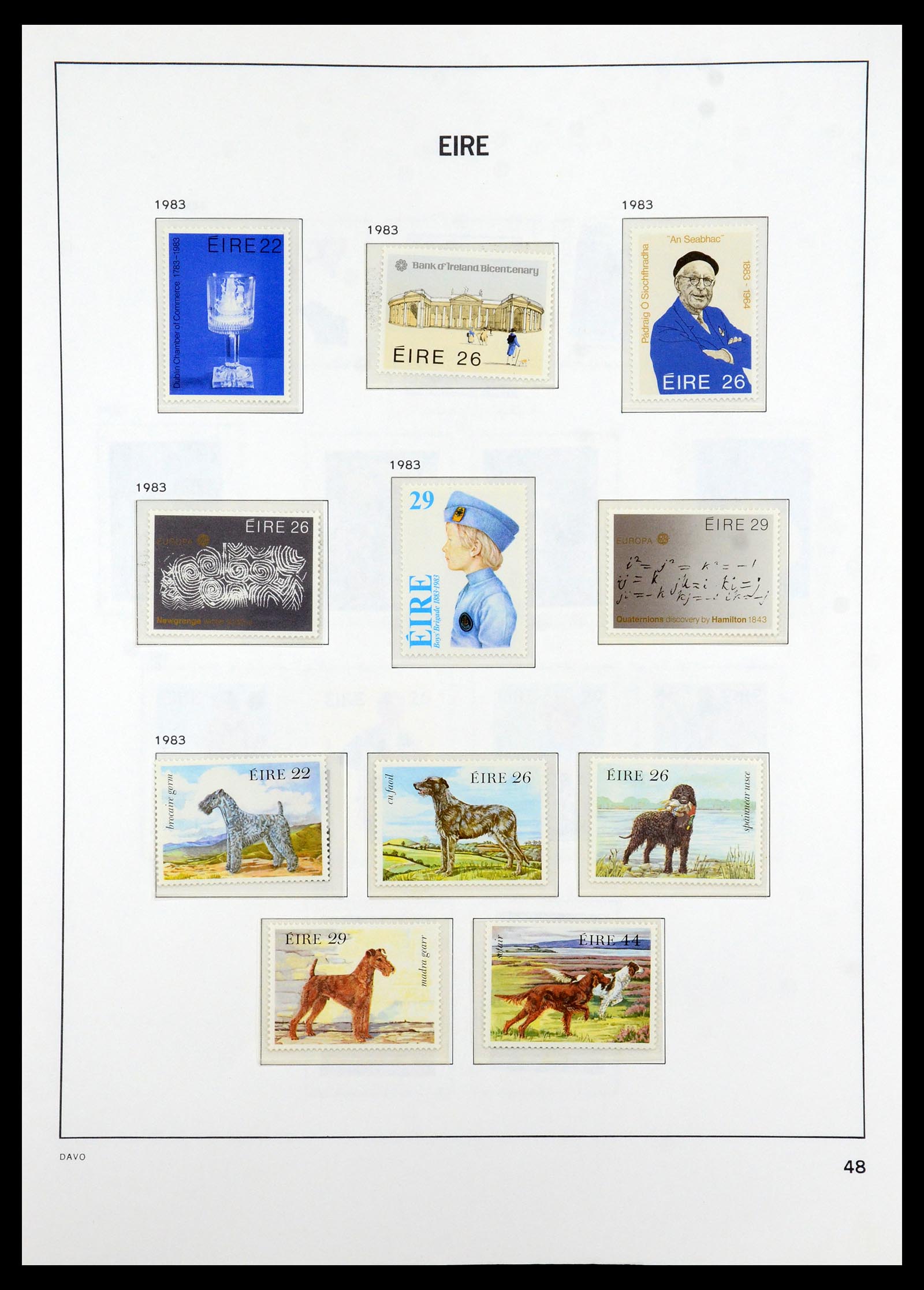 36493 048 - Postzegelverzameling 36493 Ierland 1922-2007.
