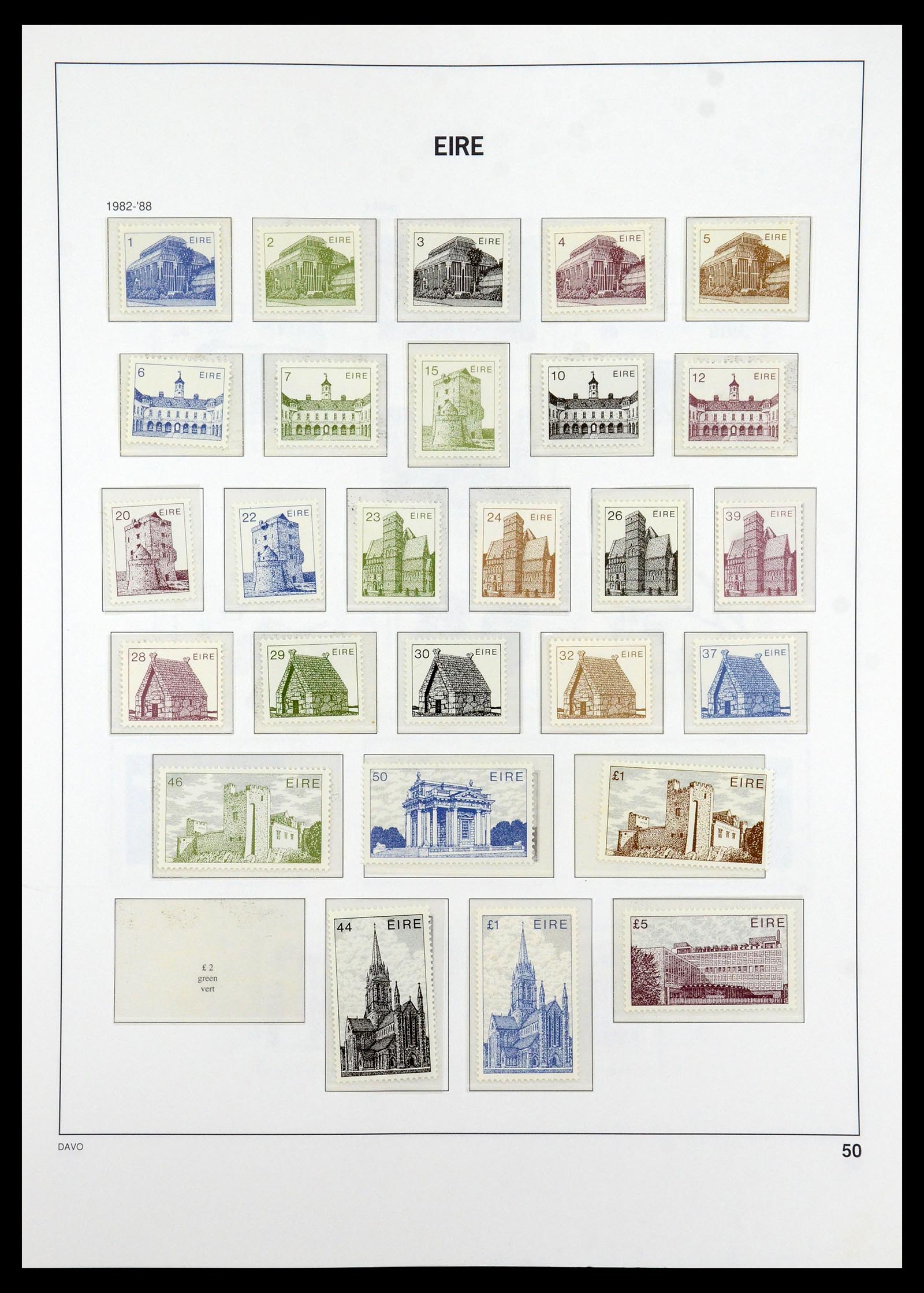 36493 050 - Postzegelverzameling 36493 Ierland 1922-2007.