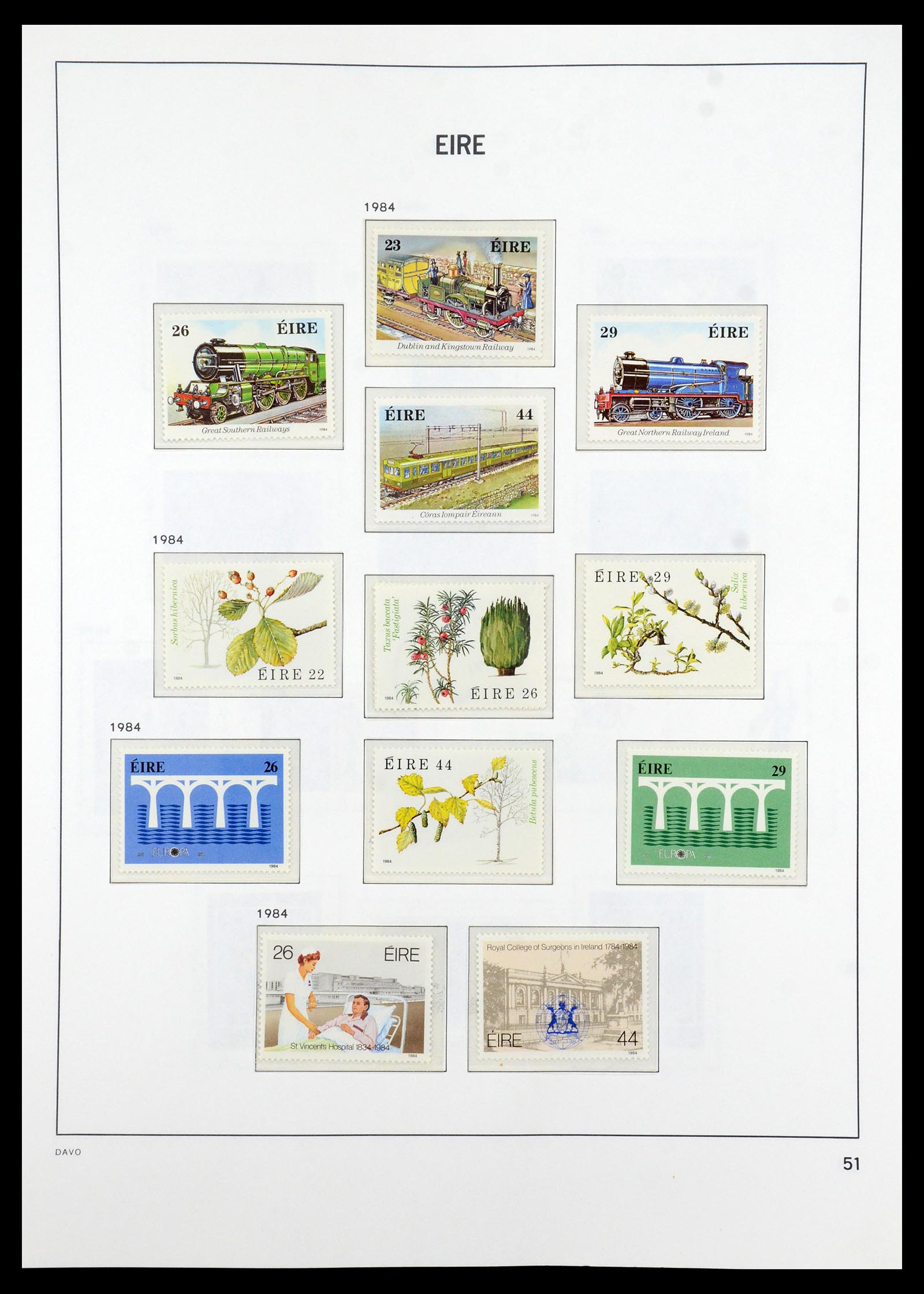 36493 051 - Postzegelverzameling 36493 Ierland 1922-2007.