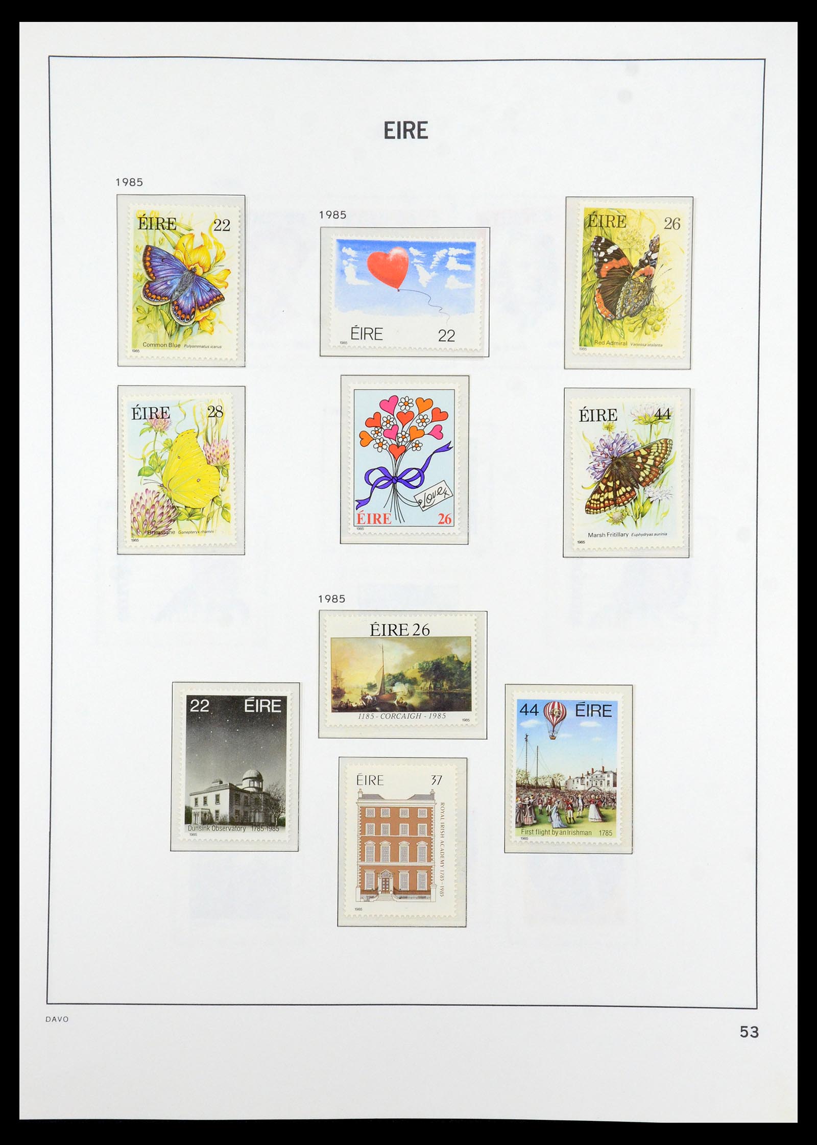 36493 053 - Postzegelverzameling 36493 Ierland 1922-2007.
