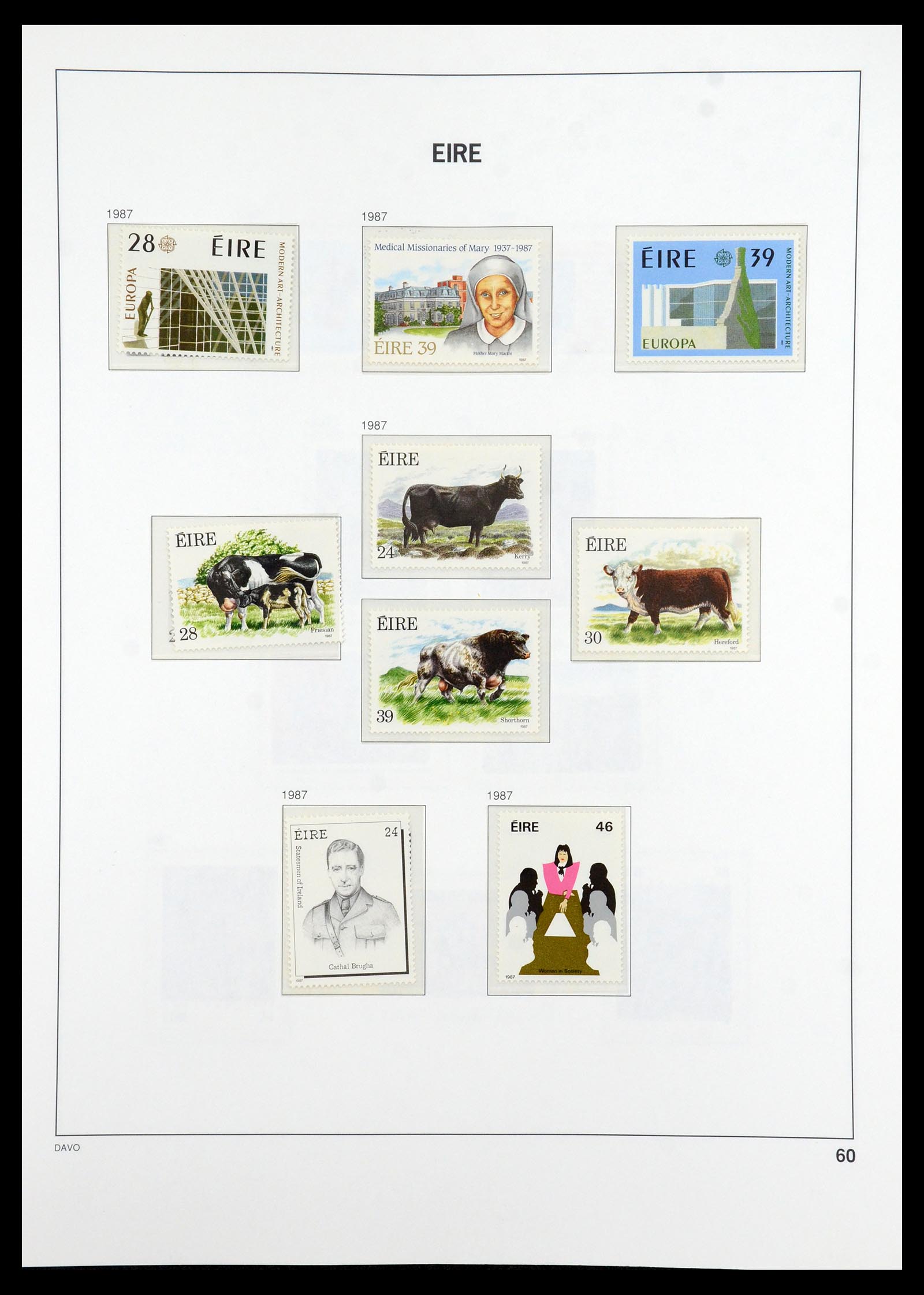 36493 060 - Postzegelverzameling 36493 Ierland 1922-2007.