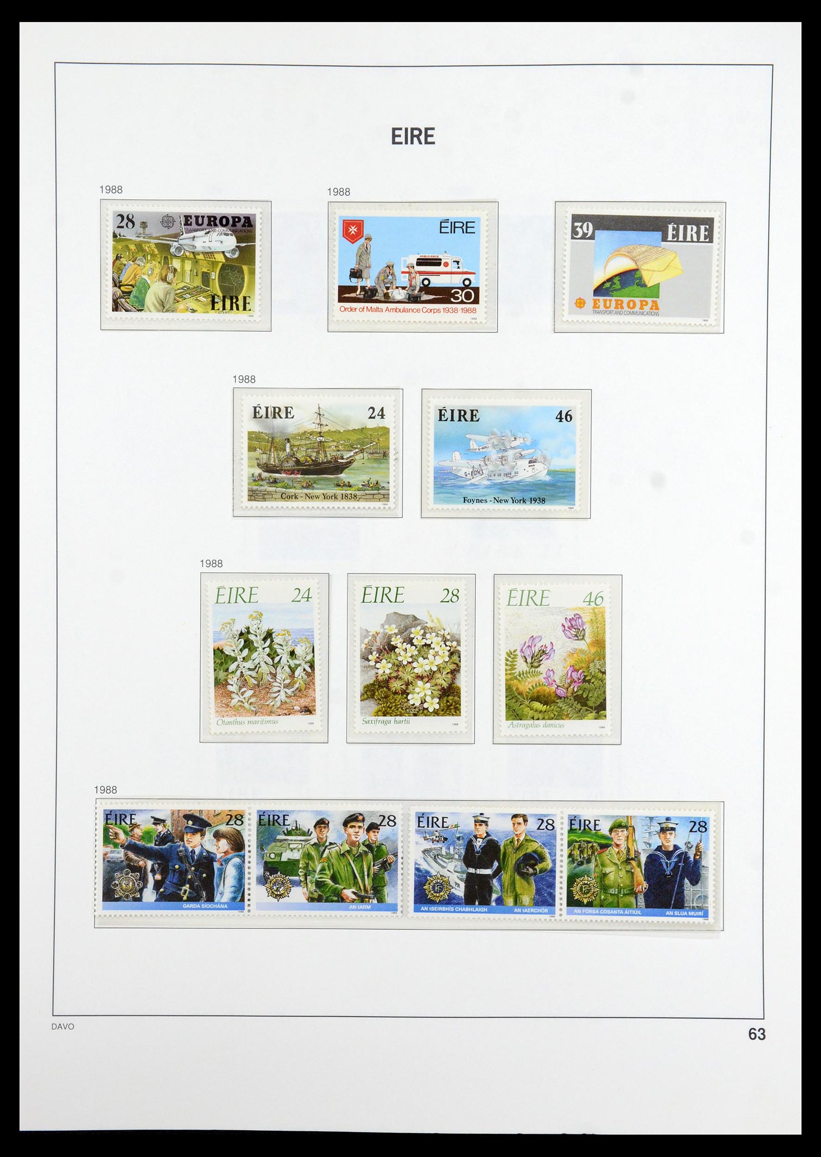 36493 063 - Postzegelverzameling 36493 Ierland 1922-2007.