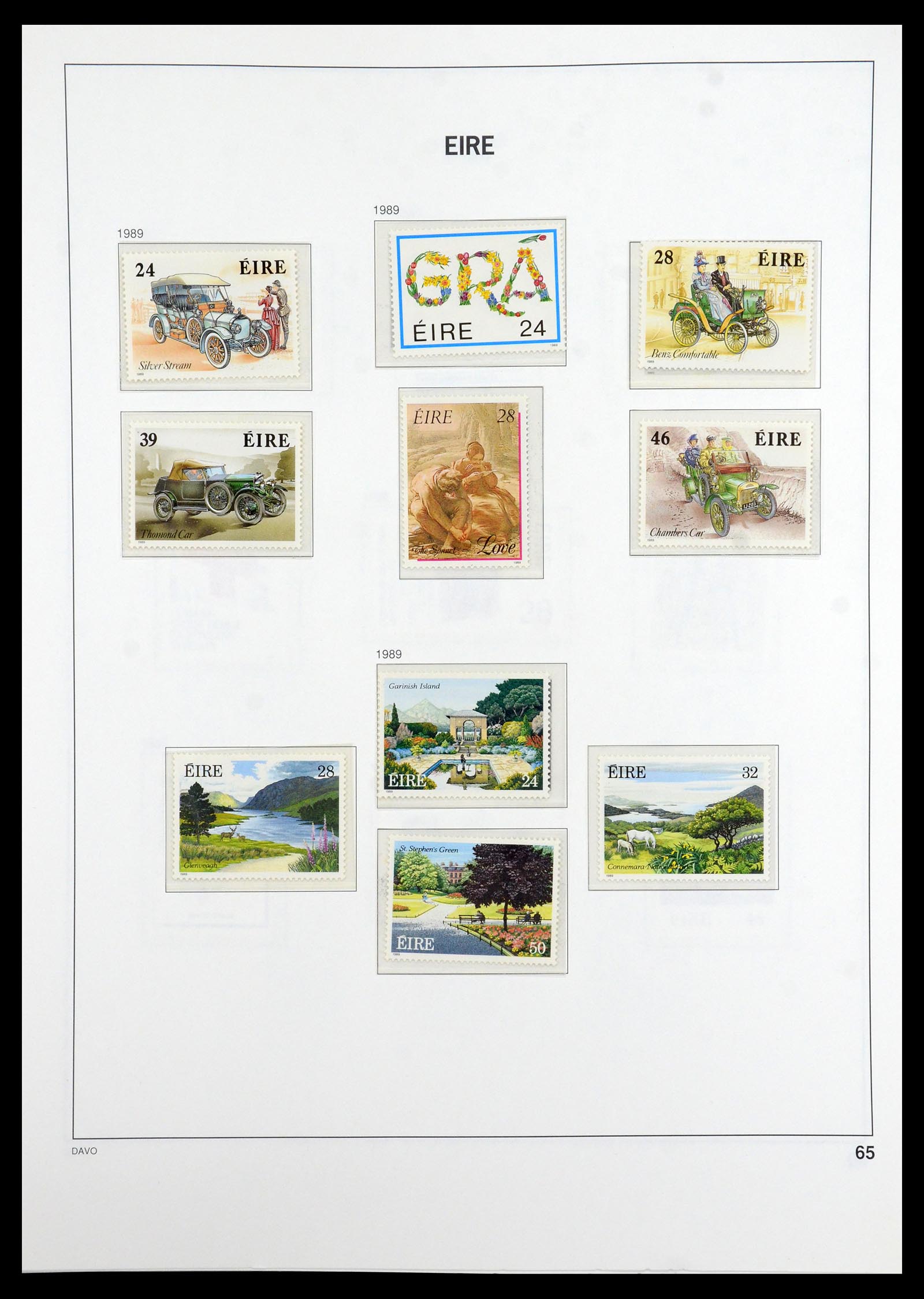 36493 065 - Postzegelverzameling 36493 Ierland 1922-2007.