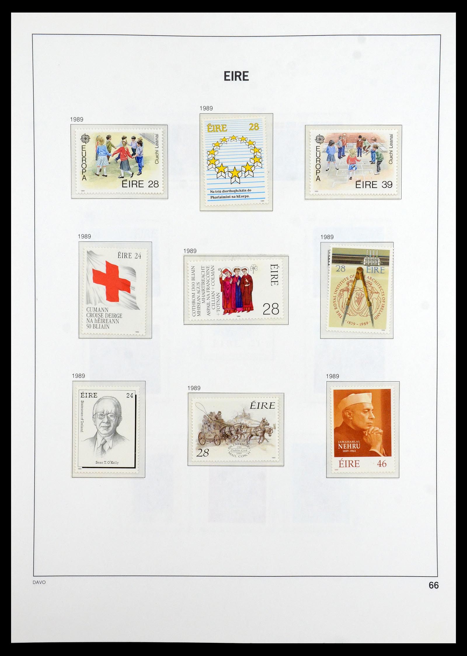 36493 066 - Postzegelverzameling 36493 Ierland 1922-2007.