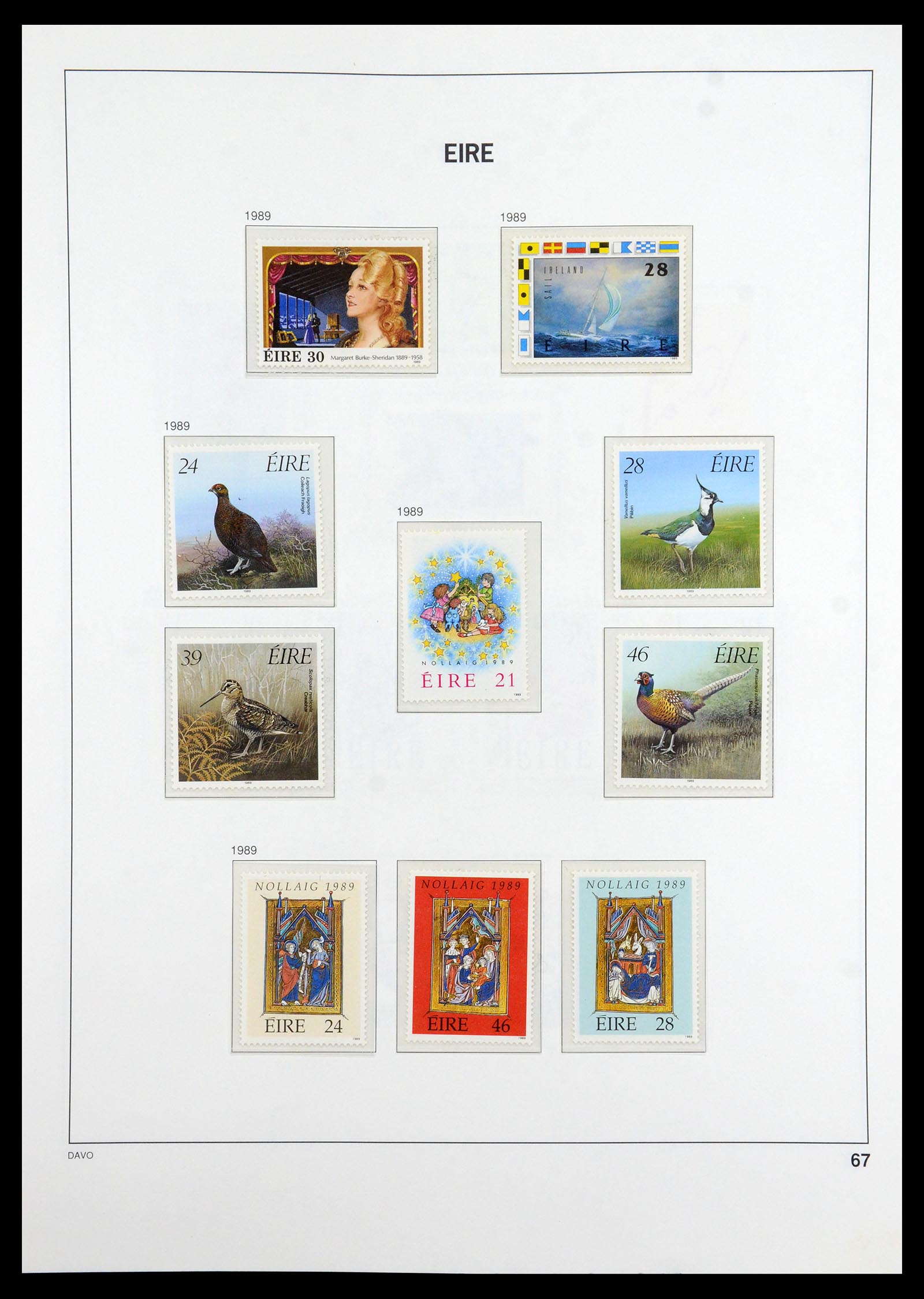 36493 067 - Postzegelverzameling 36493 Ierland 1922-2007.