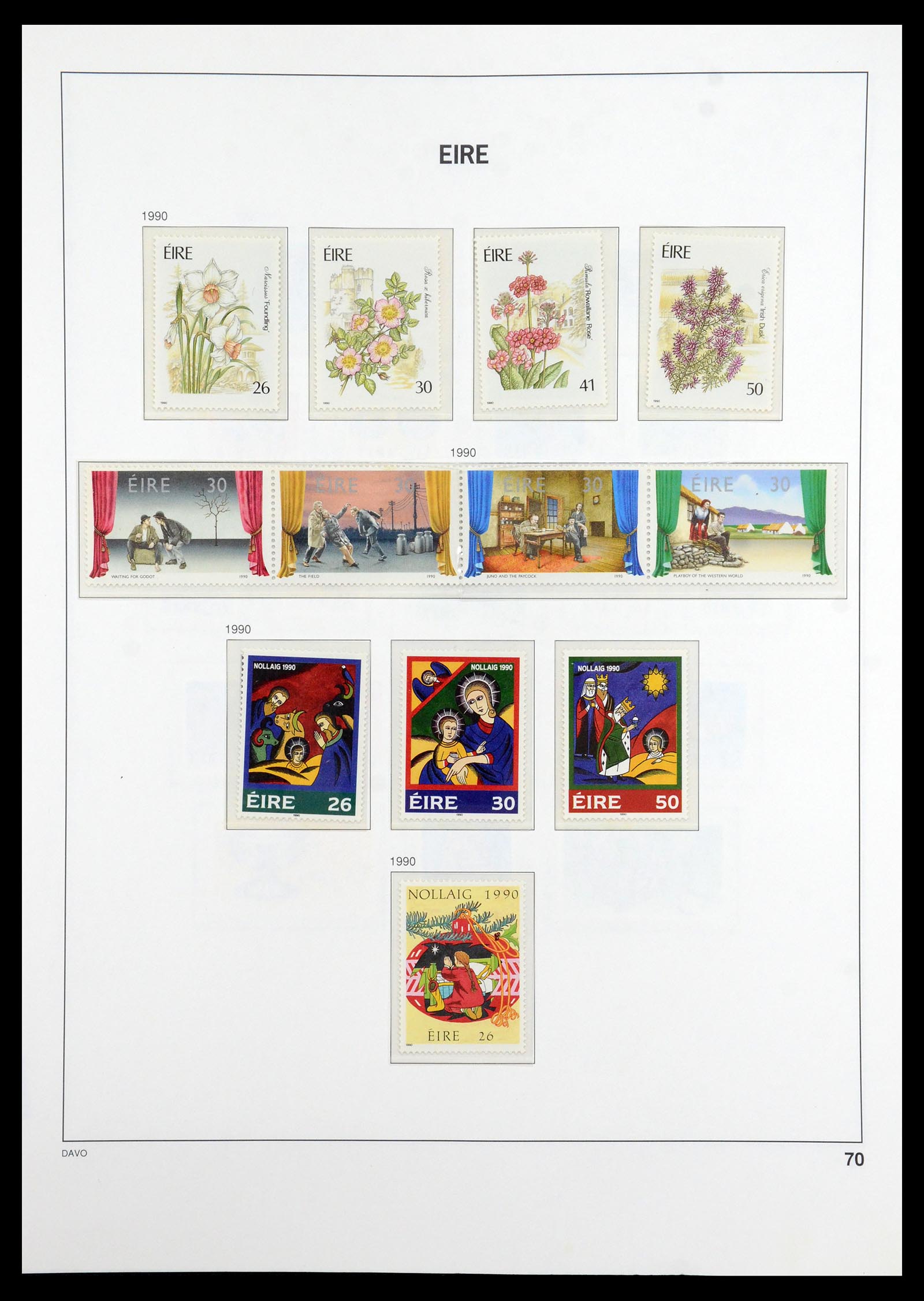 36493 071 - Postzegelverzameling 36493 Ierland 1922-2007.