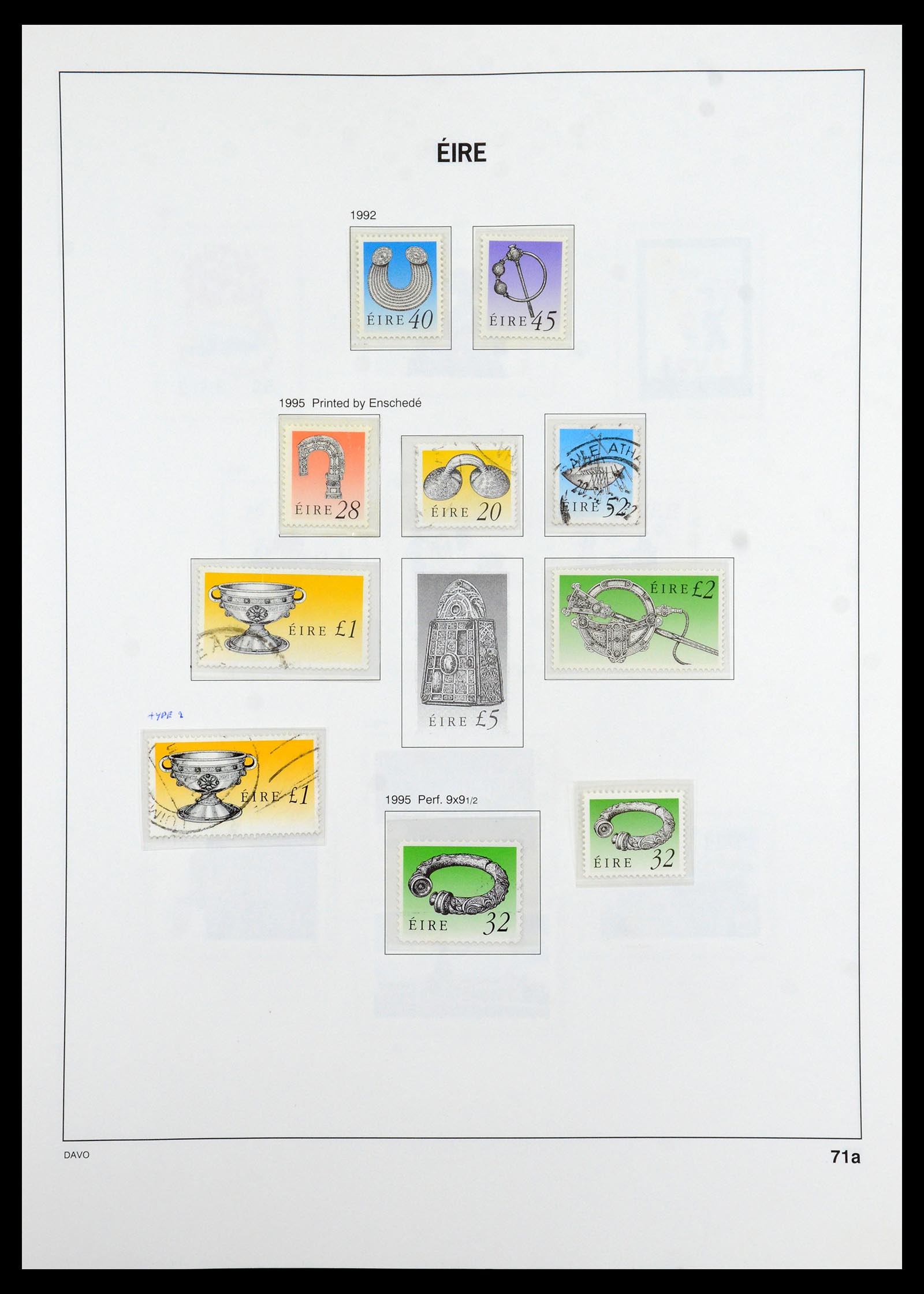 36493 073 - Postzegelverzameling 36493 Ierland 1922-2007.