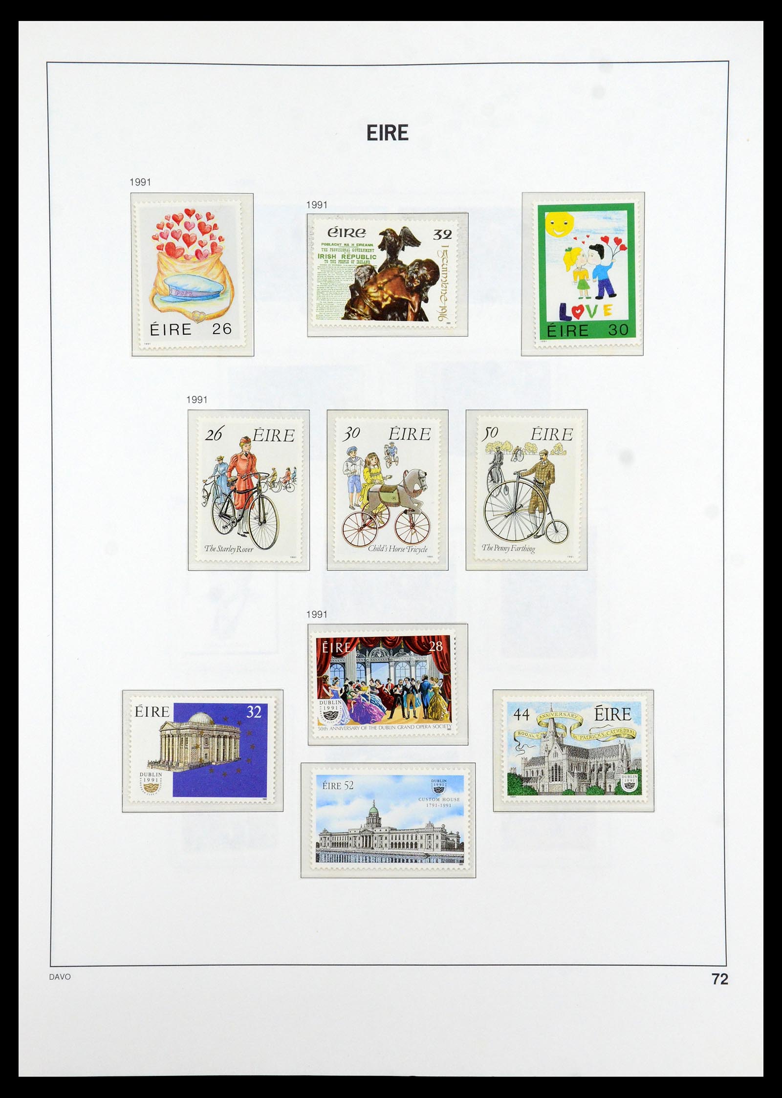 36493 074 - Postzegelverzameling 36493 Ierland 1922-2007.