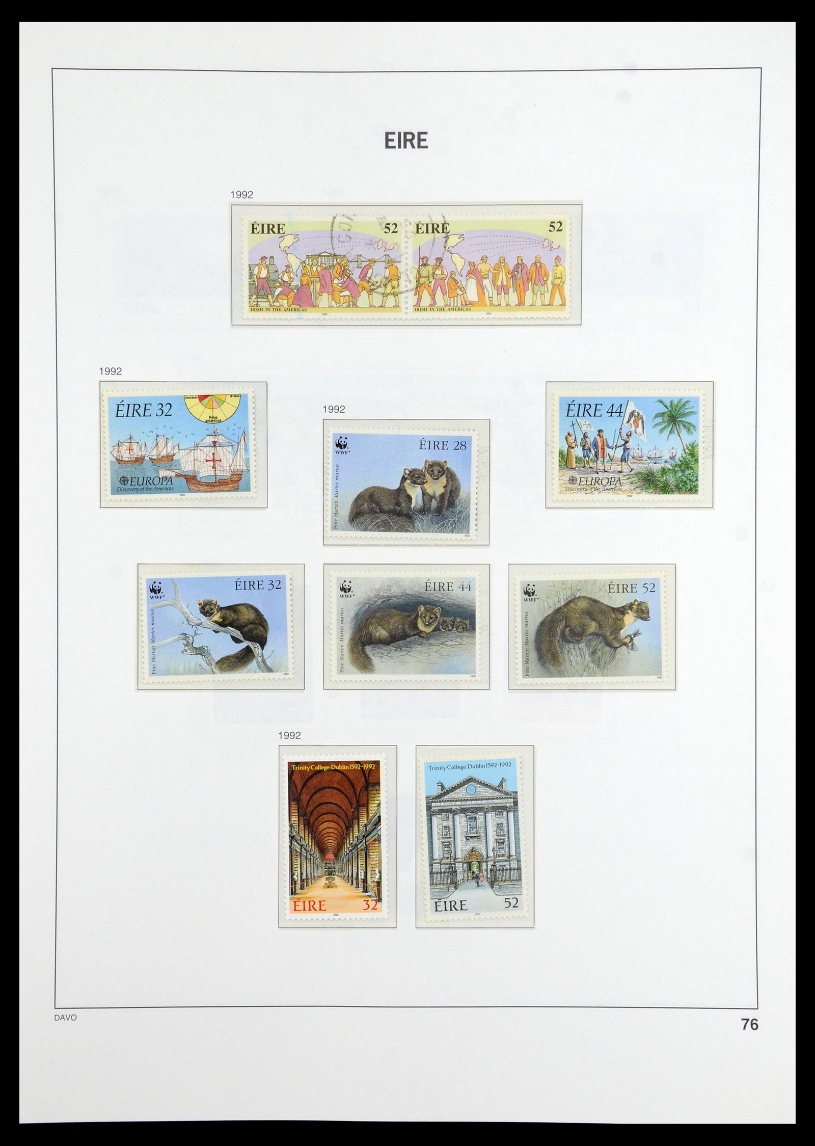 36493 078 - Postzegelverzameling 36493 Ierland 1922-2007.
