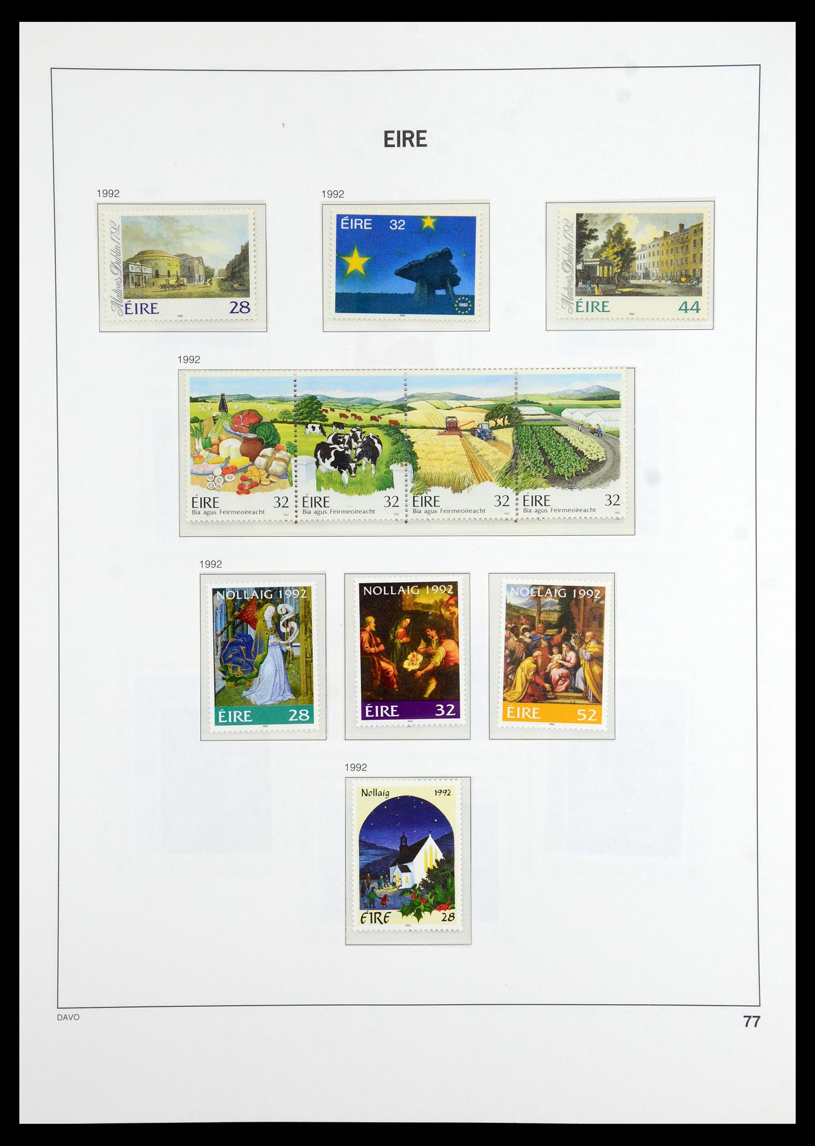 36493 079 - Postzegelverzameling 36493 Ierland 1922-2007.
