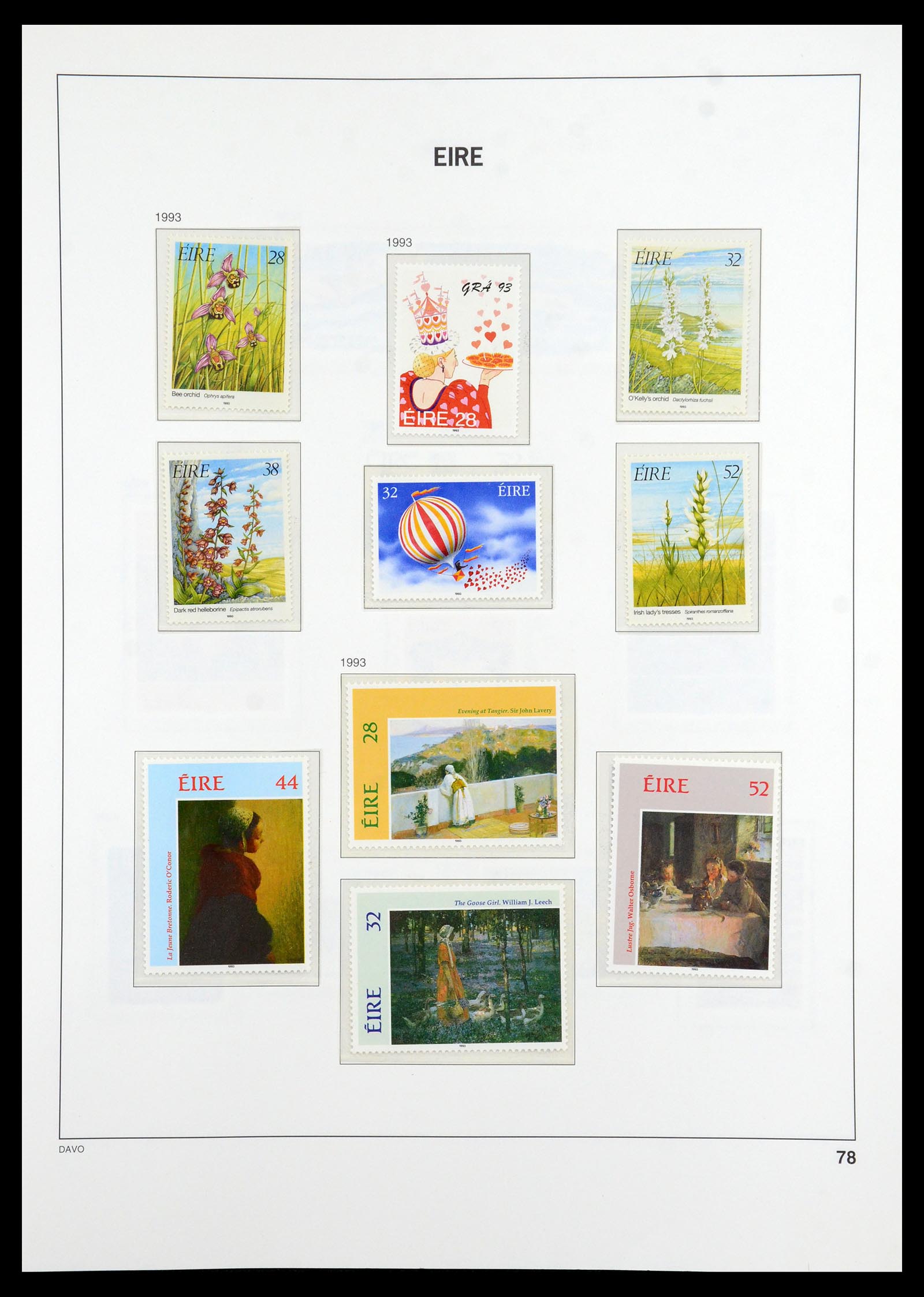 36493 080 - Postzegelverzameling 36493 Ierland 1922-2007.