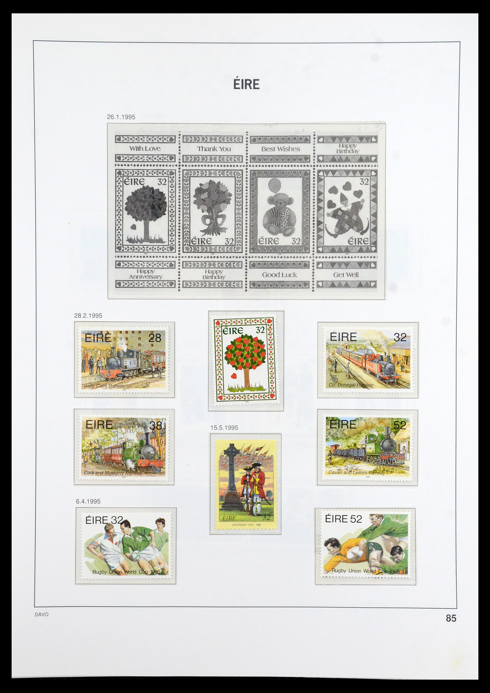 36493 087 - Postzegelverzameling 36493 Ierland 1922-2007.