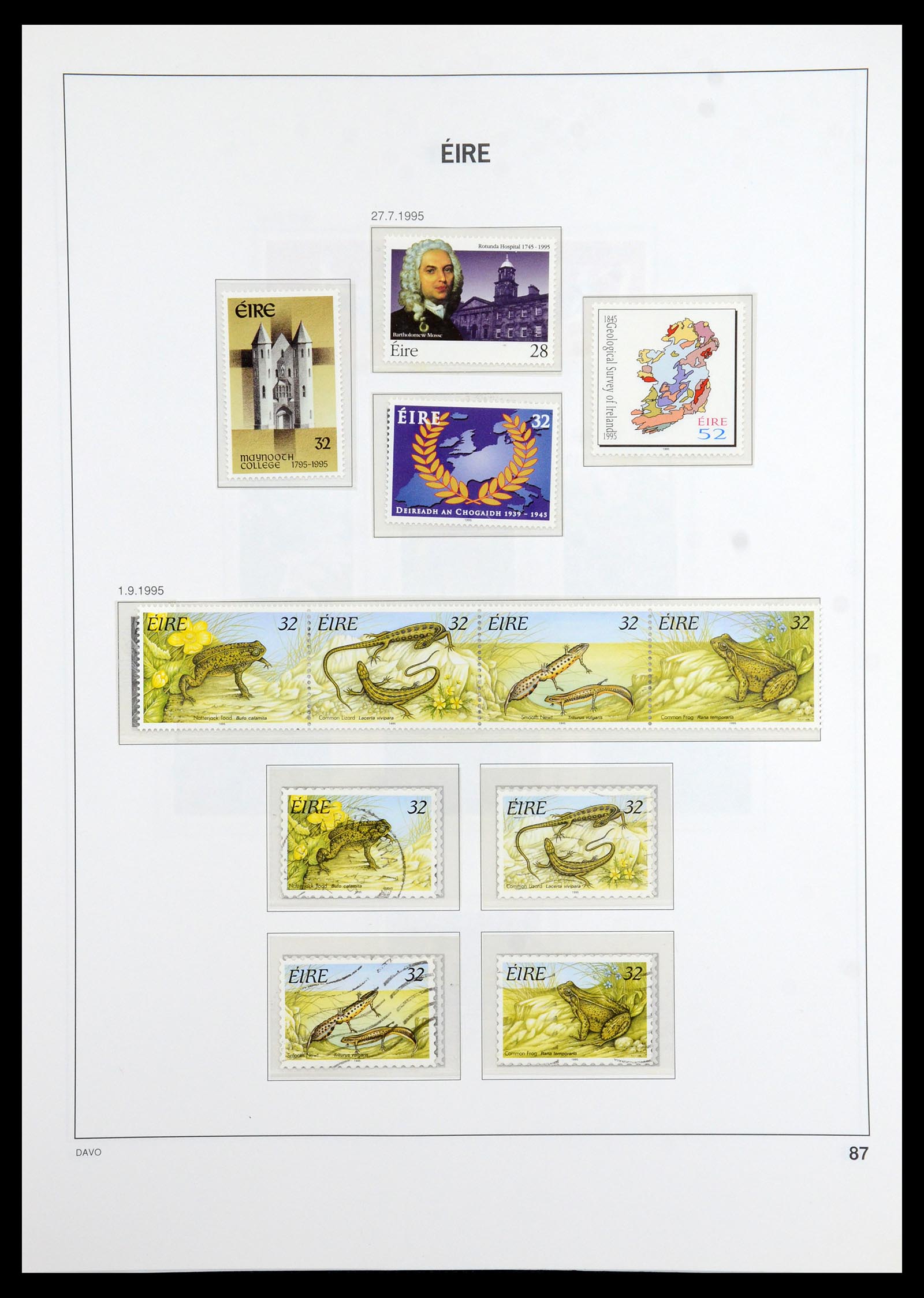 36493 089 - Postzegelverzameling 36493 Ierland 1922-2007.