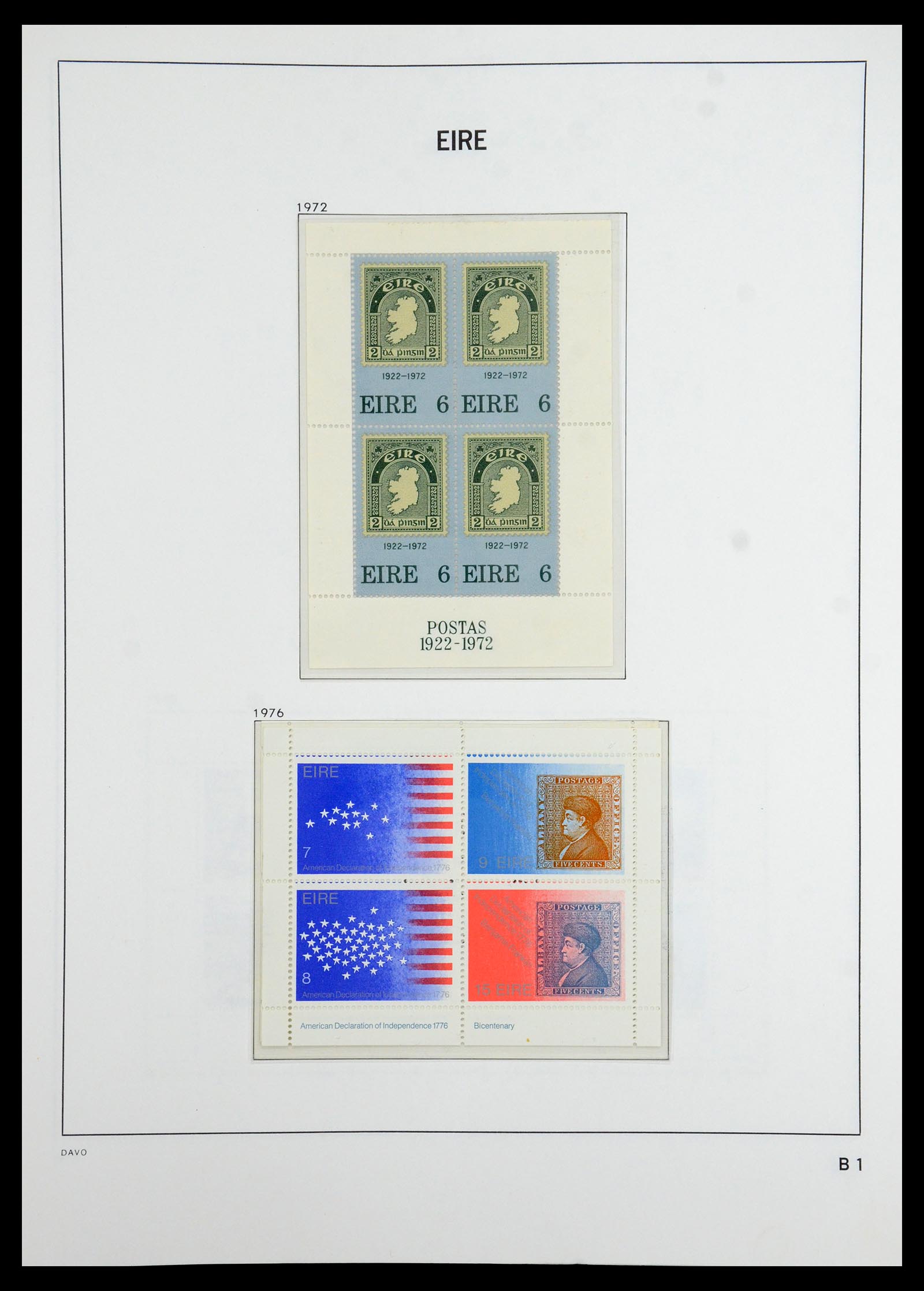 36493 095 - Postzegelverzameling 36493 Ierland 1922-2007.