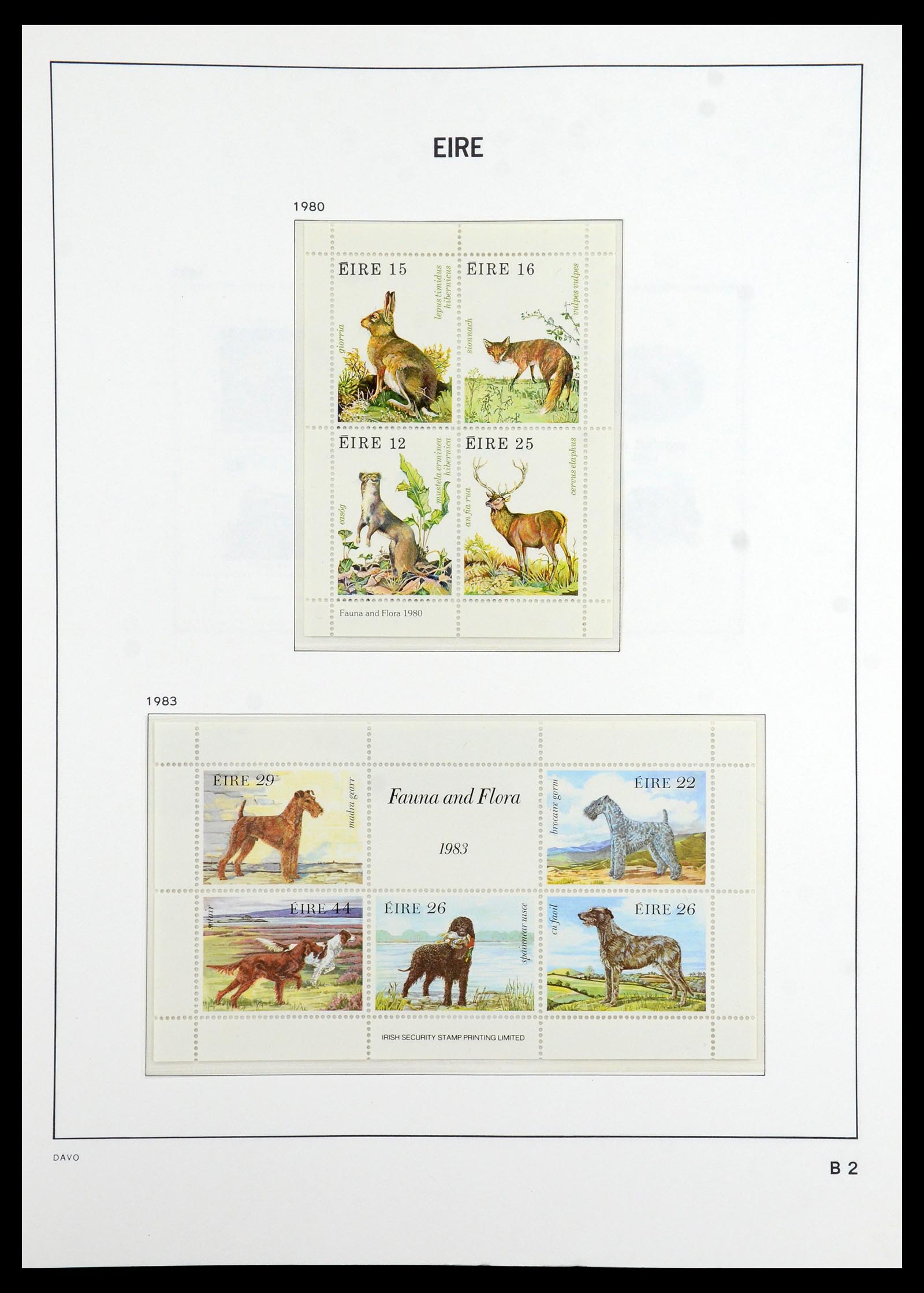 36493 096 - Postzegelverzameling 36493 Ierland 1922-2007.
