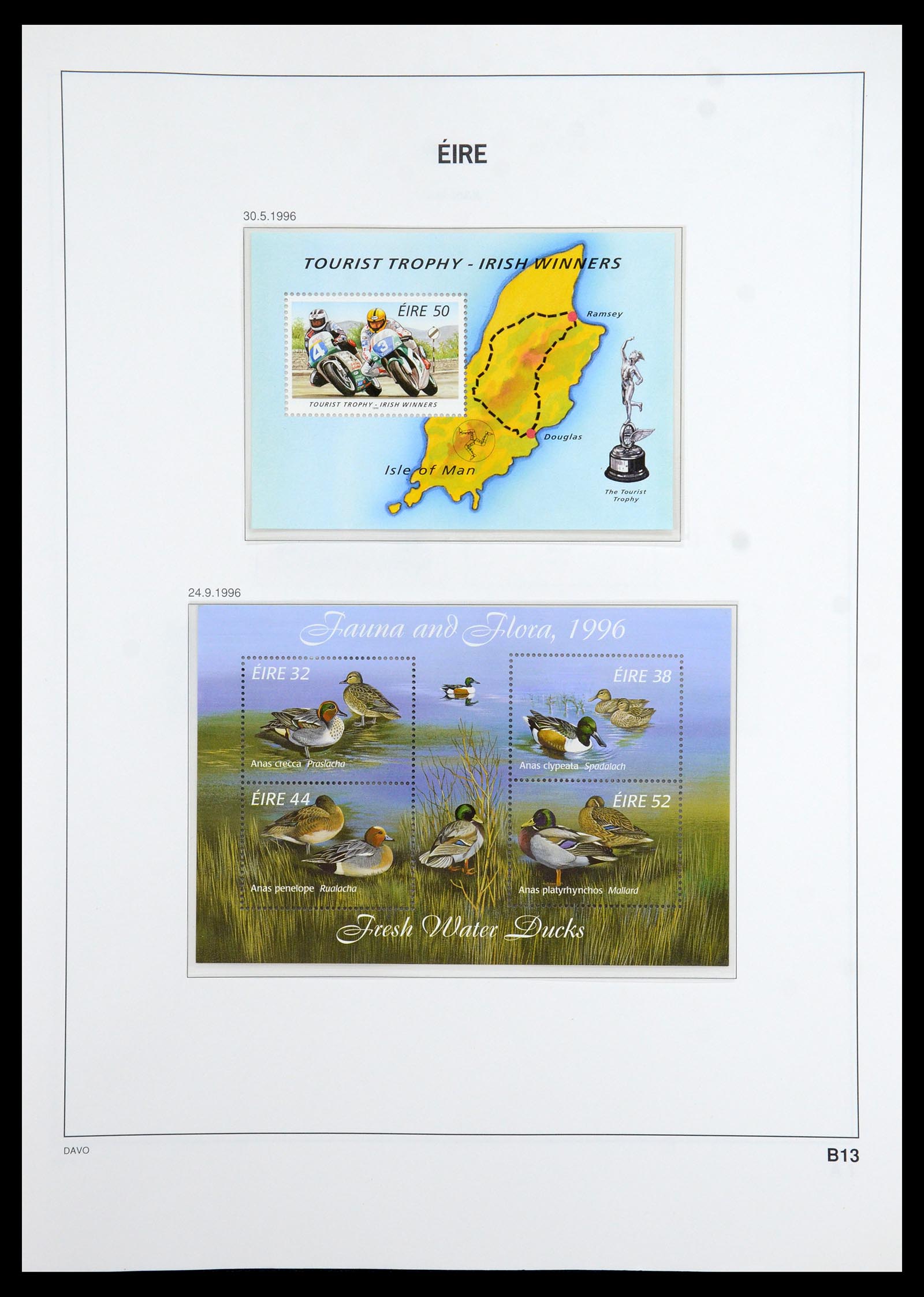 36493 107 - Postzegelverzameling 36493 Ierland 1922-2007.