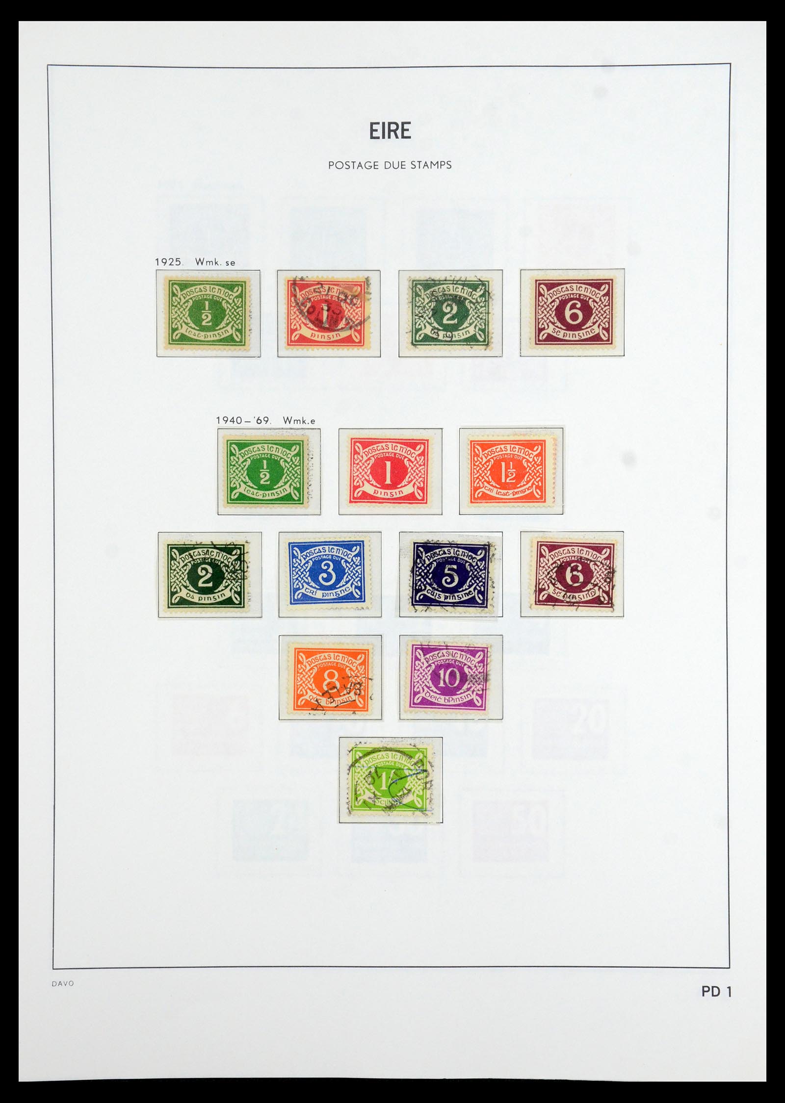 36493 109 - Postzegelverzameling 36493 Ierland 1922-2007.