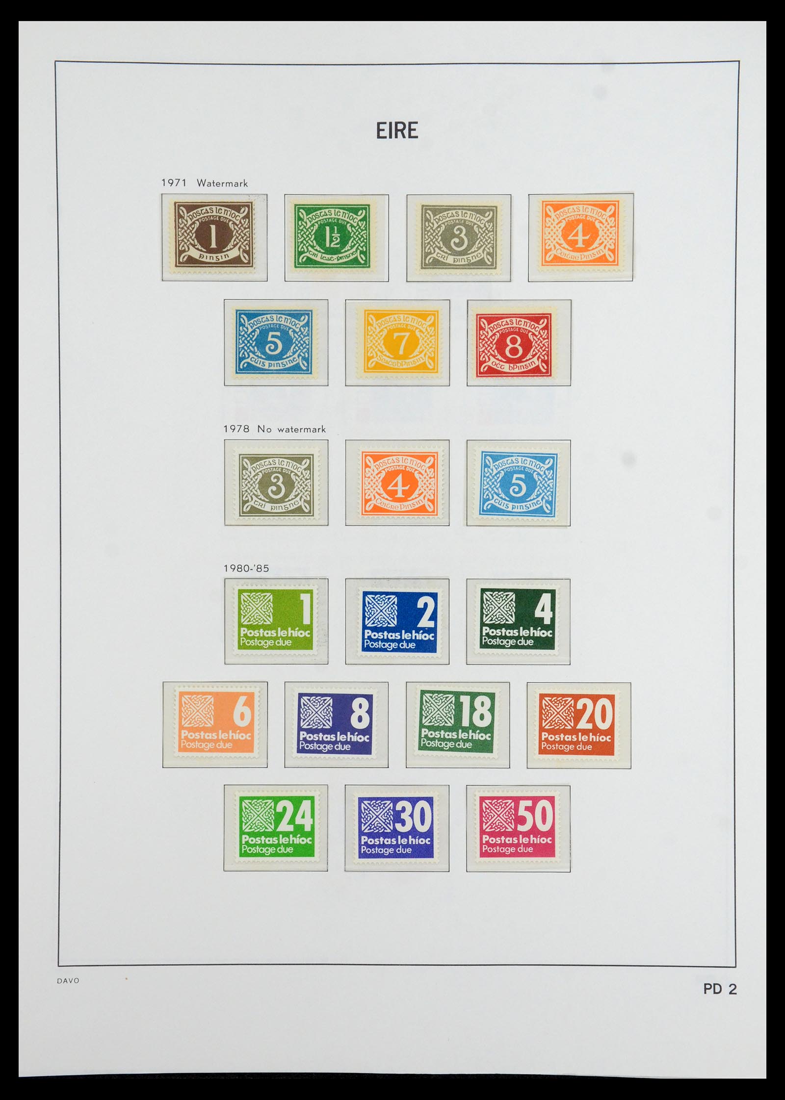 36493 110 - Postzegelverzameling 36493 Ierland 1922-2007.