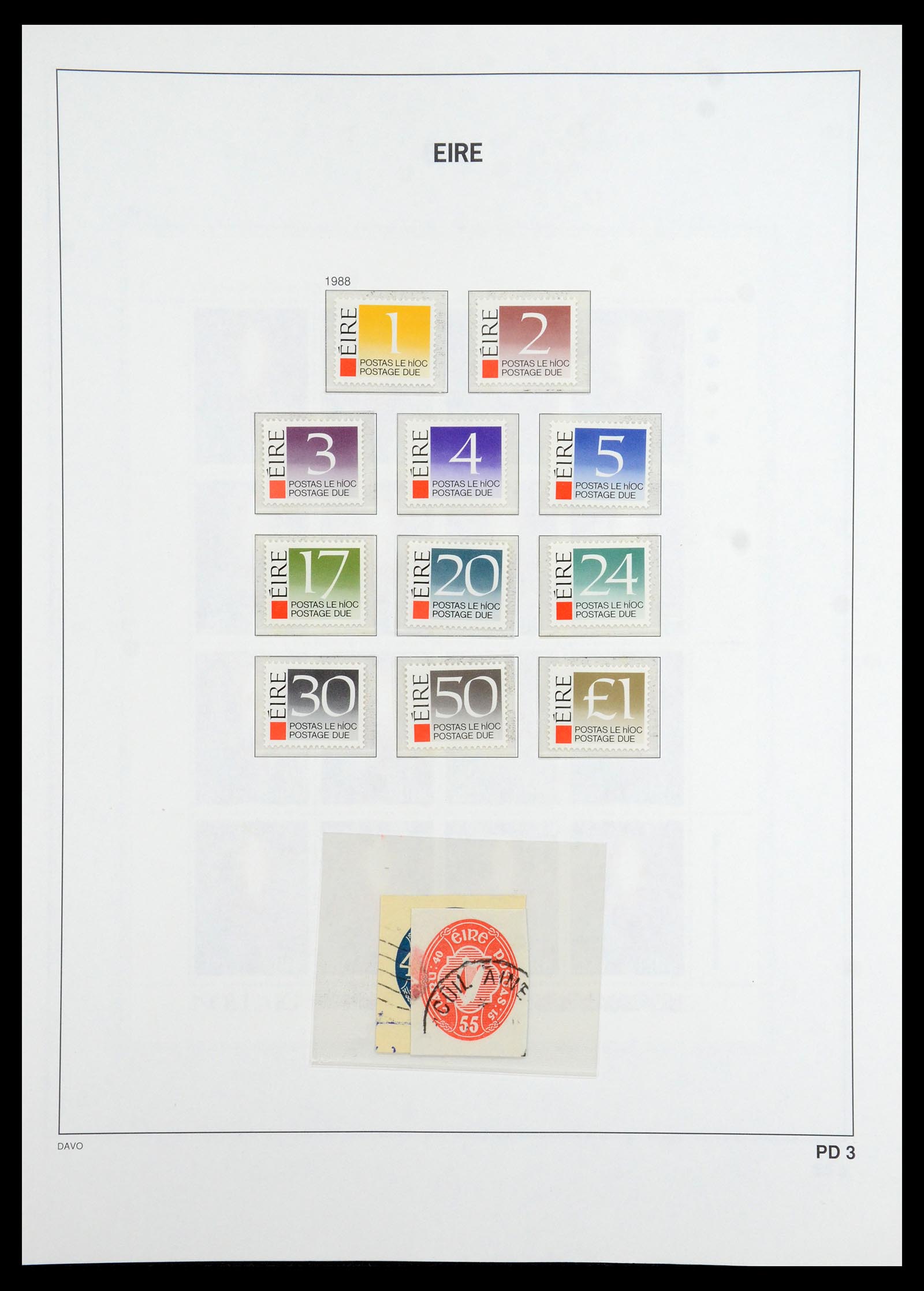 36493 111 - Postzegelverzameling 36493 Ierland 1922-2007.
