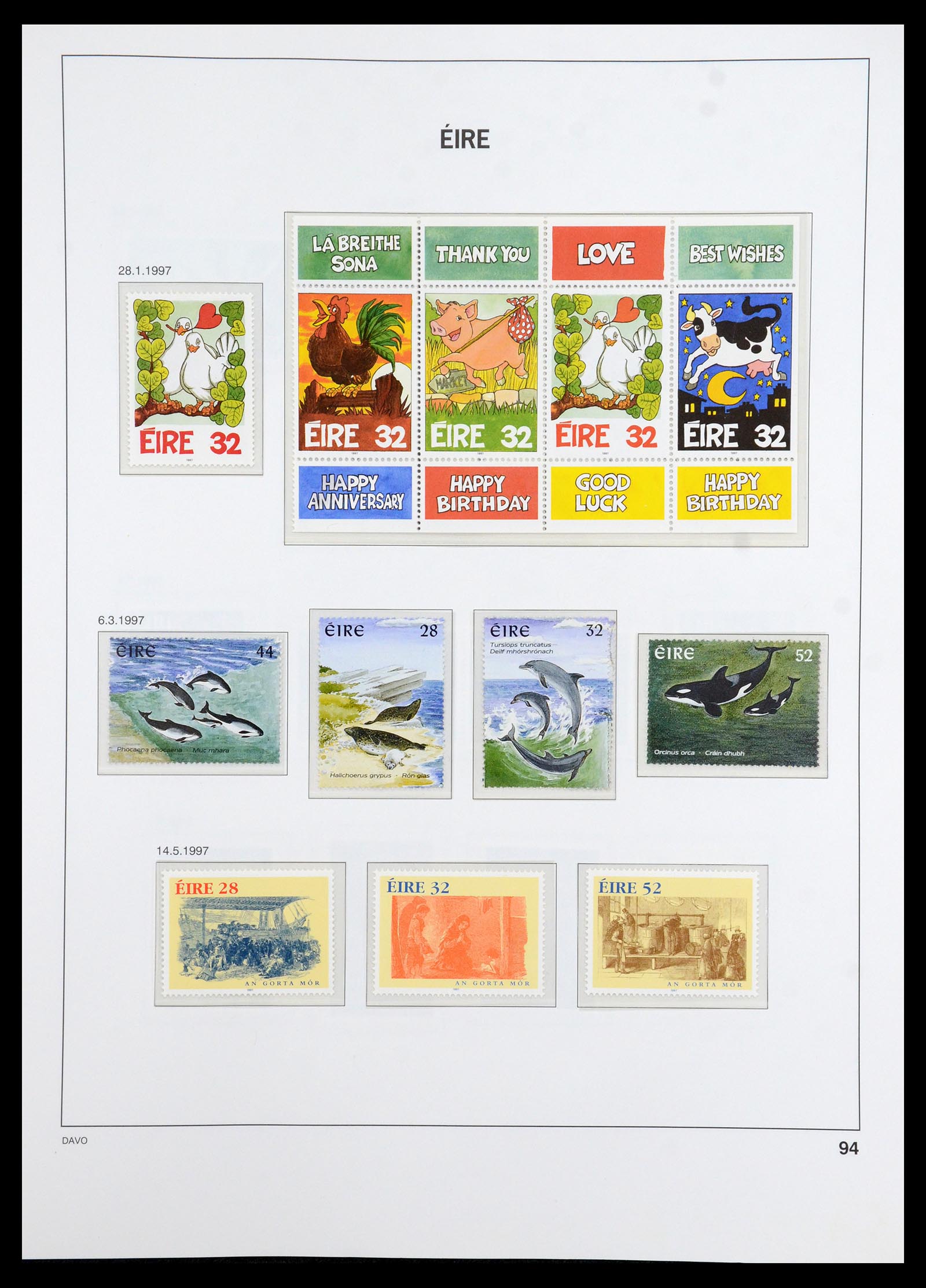 36493 115 - Postzegelverzameling 36493 Ierland 1922-2007.