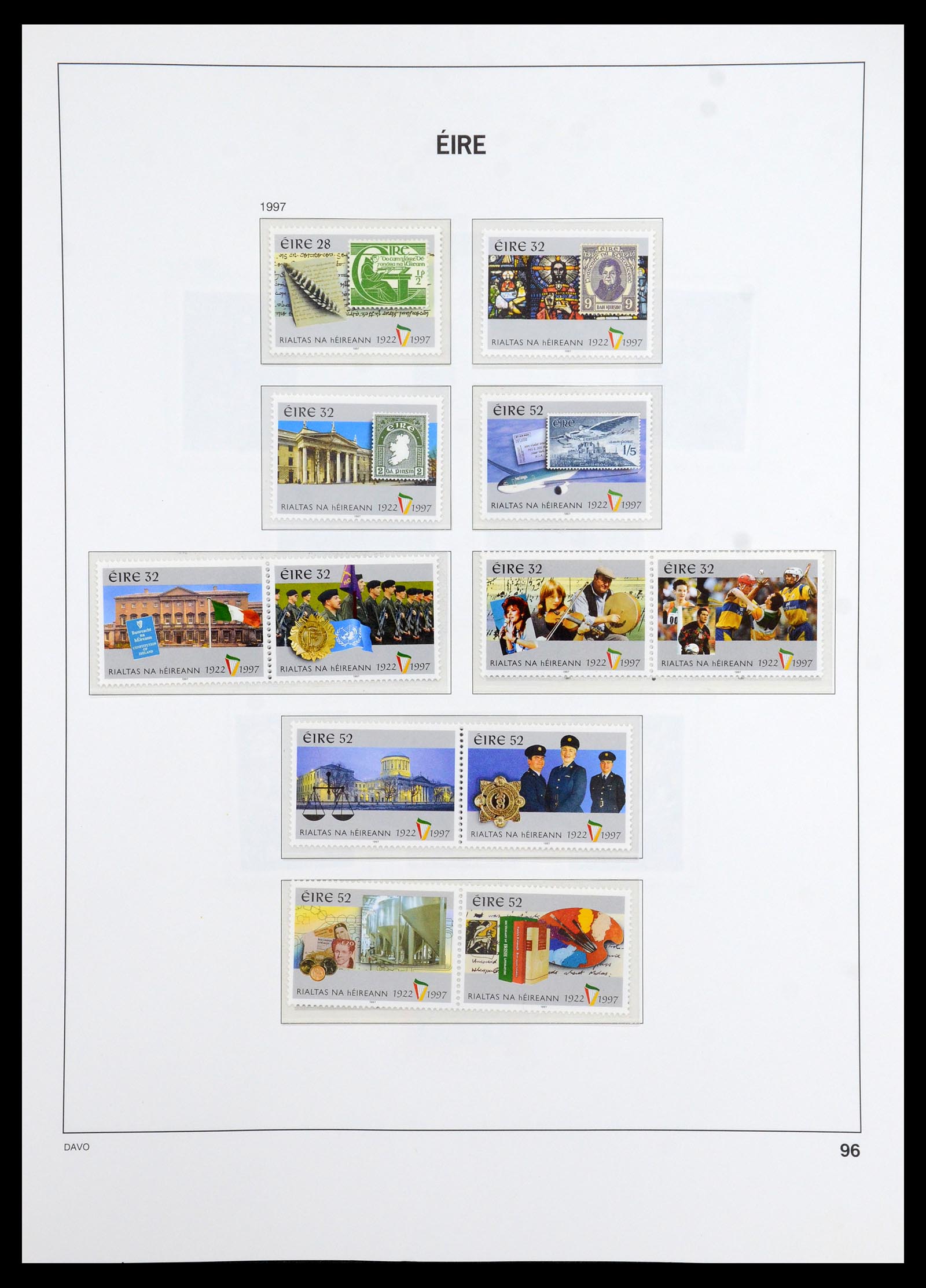 36493 117 - Postzegelverzameling 36493 Ierland 1922-2007.