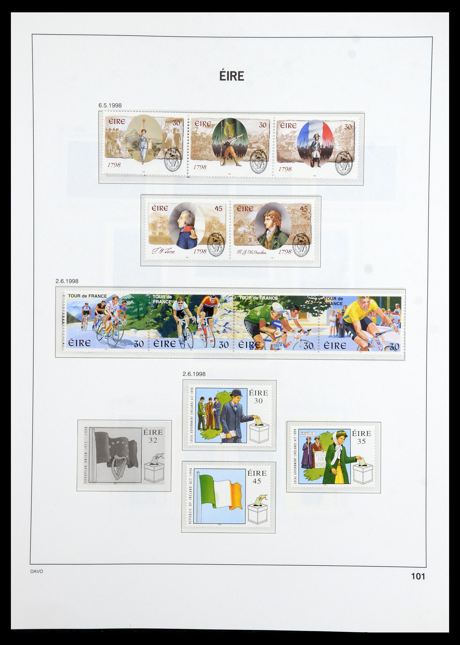 36493 126 - Postzegelverzameling 36493 Ierland 1922-2007.