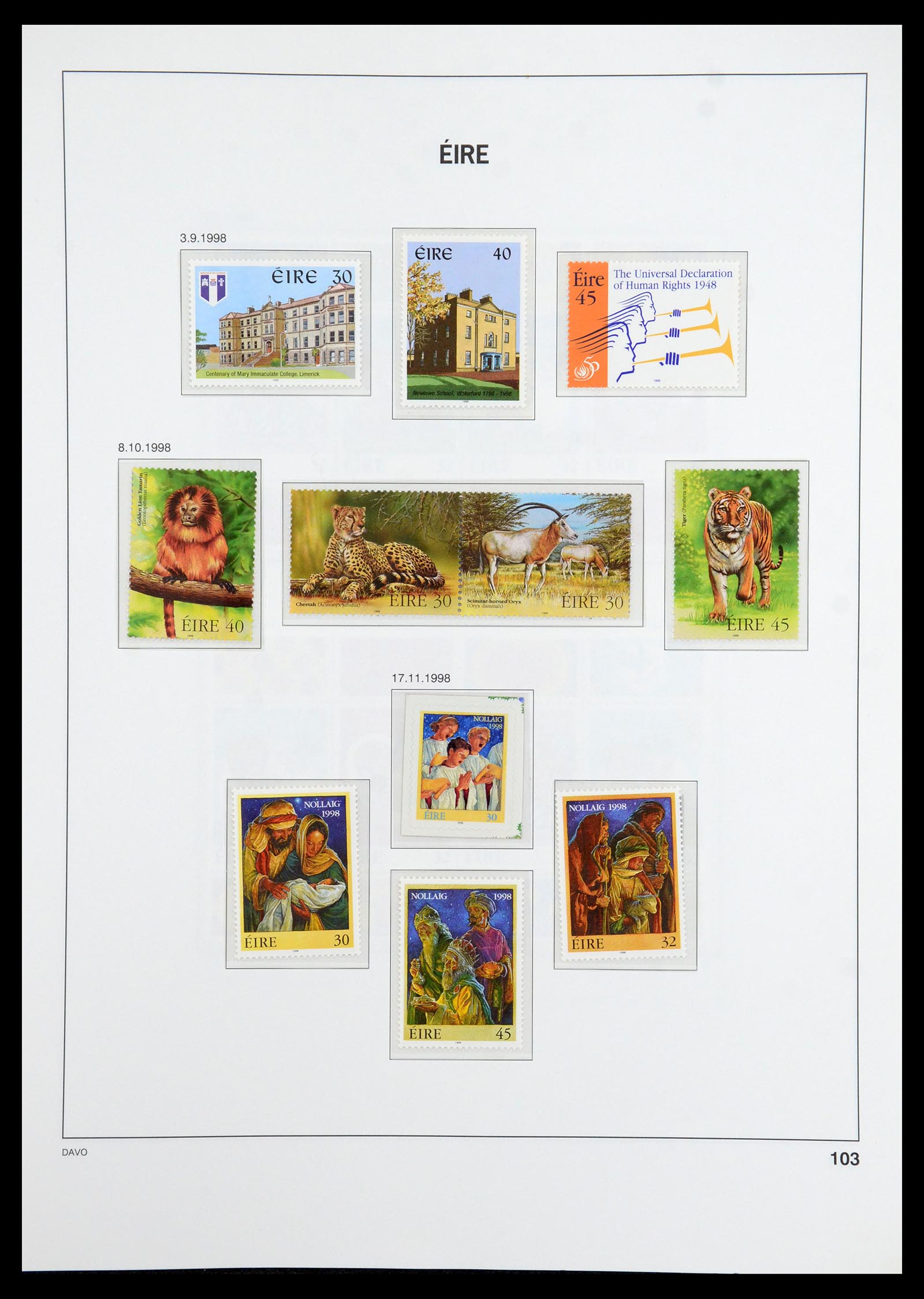 36493 128 - Postzegelverzameling 36493 Ierland 1922-2007.