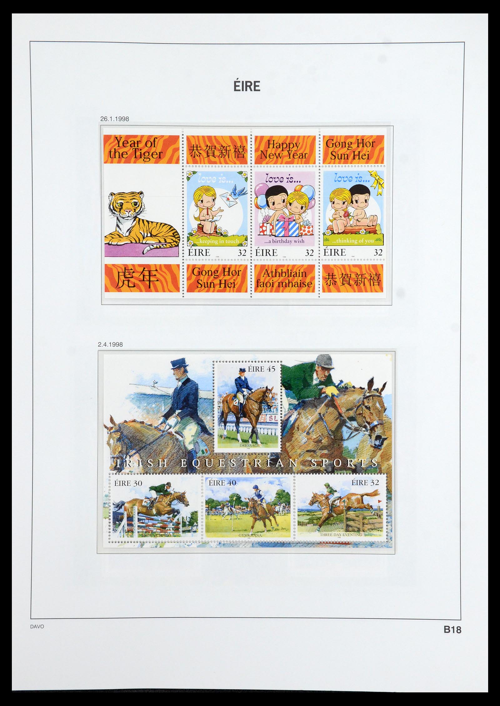 36493 130 - Postzegelverzameling 36493 Ierland 1922-2007.