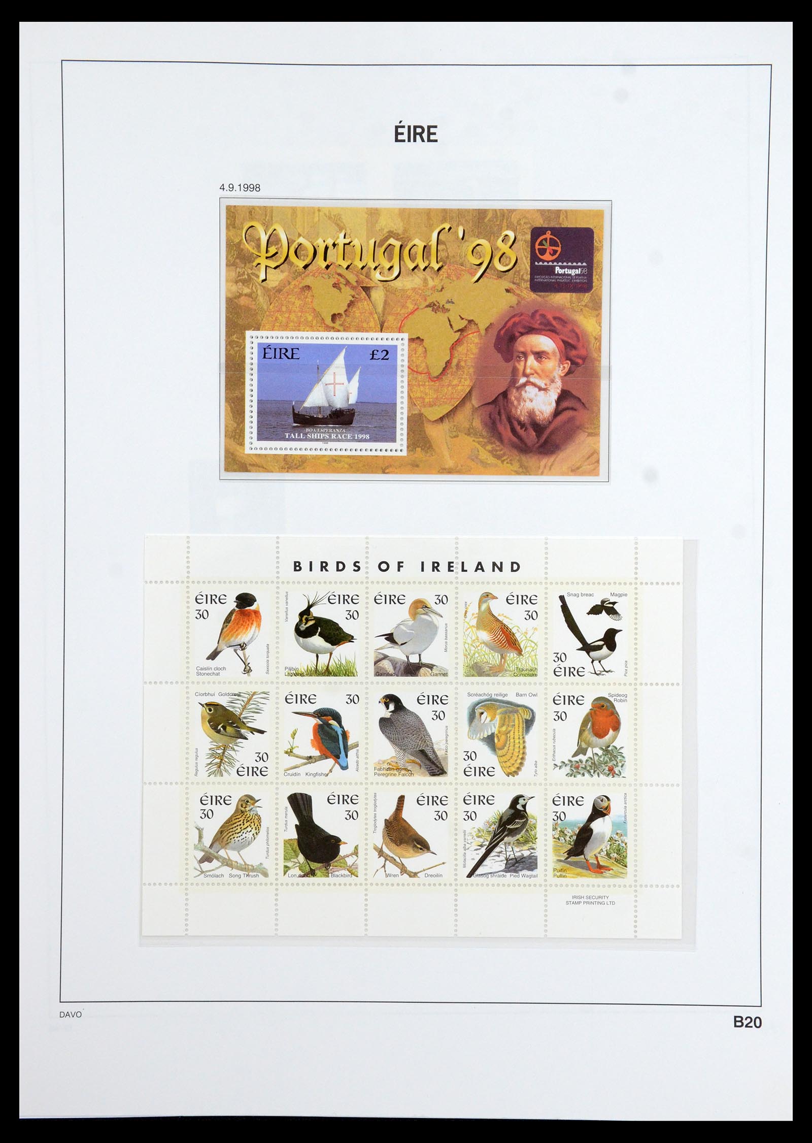 36493 132 - Postzegelverzameling 36493 Ierland 1922-2007.