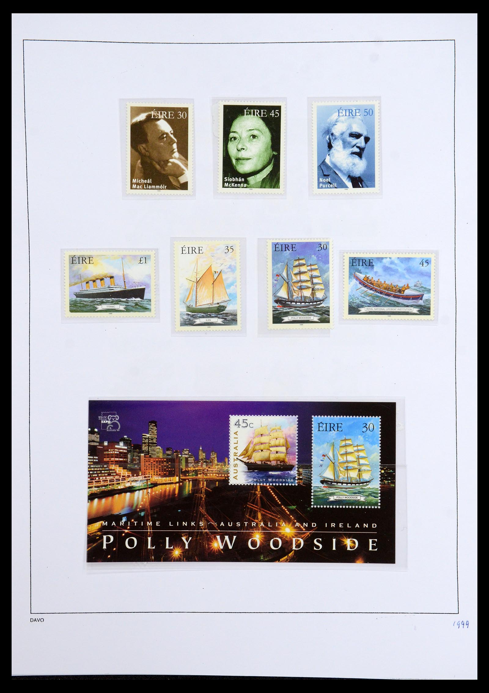 36493 134 - Postzegelverzameling 36493 Ierland 1922-2007.