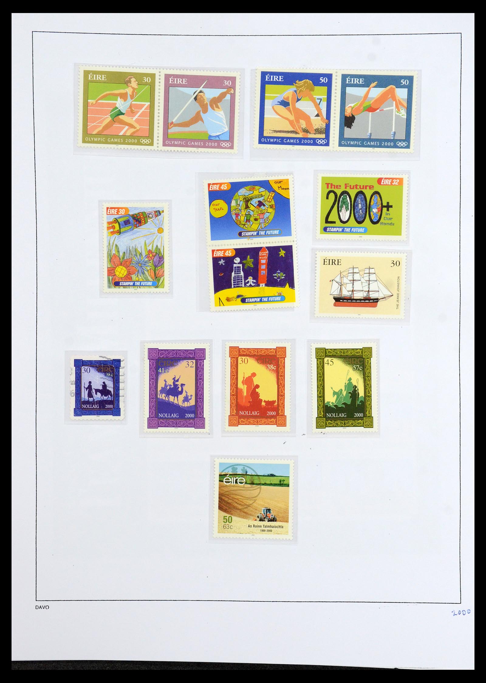 36493 142 - Postzegelverzameling 36493 Ierland 1922-2007.